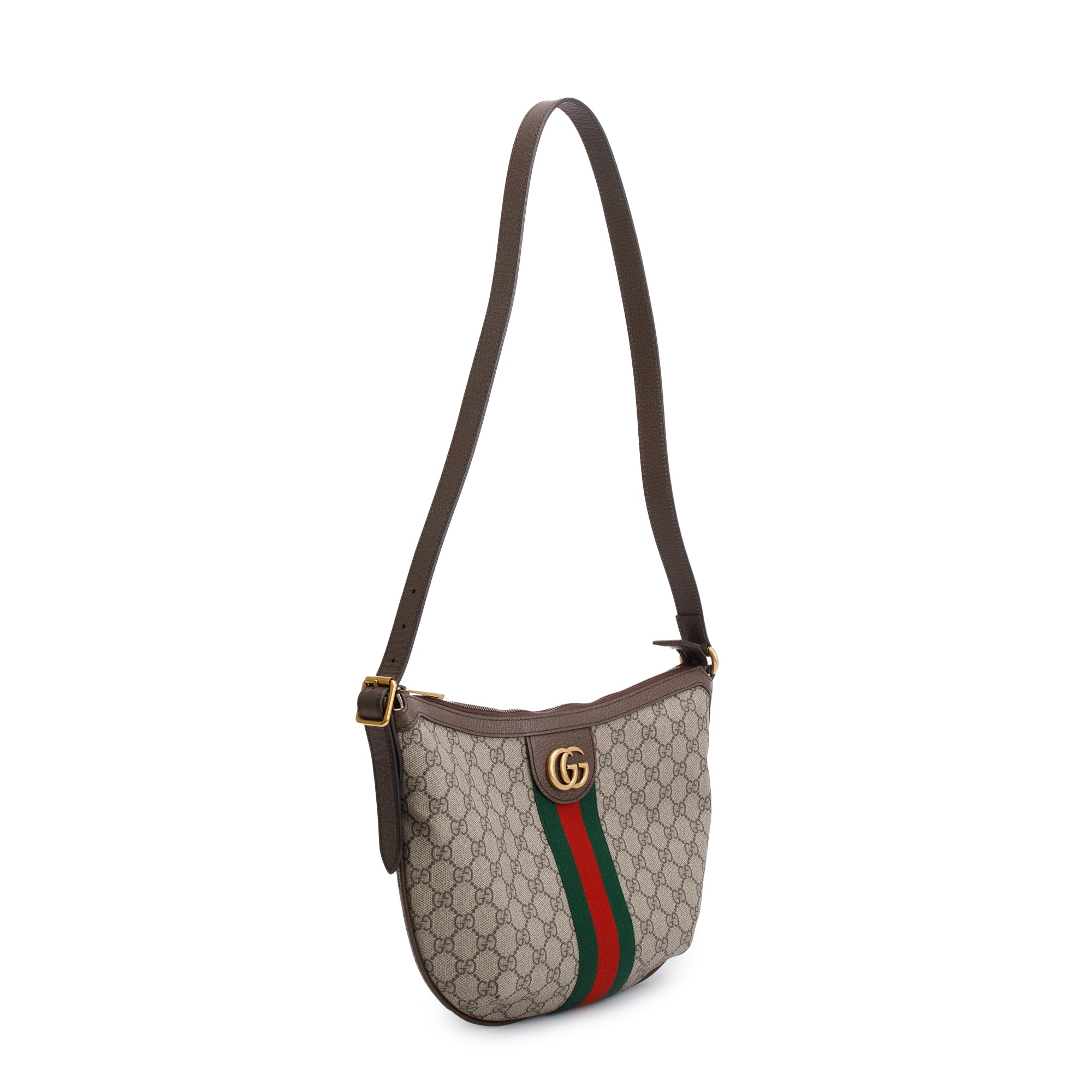 Gucci Soft GG Supreme Web Small Ophidia GG Small Crossbody Bag w/ Box