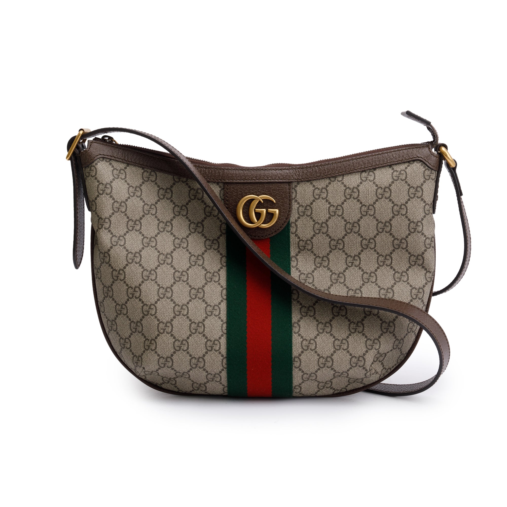 Gucci Soft GG Supreme Web Small Ophidia GG Small Crossbody Bag w/ Box