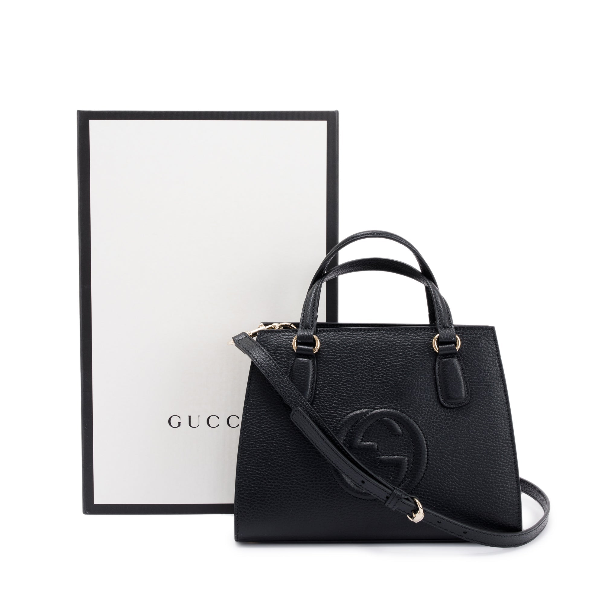 Gucci Soho Small Convertible Top Handle Bag w/ Box
