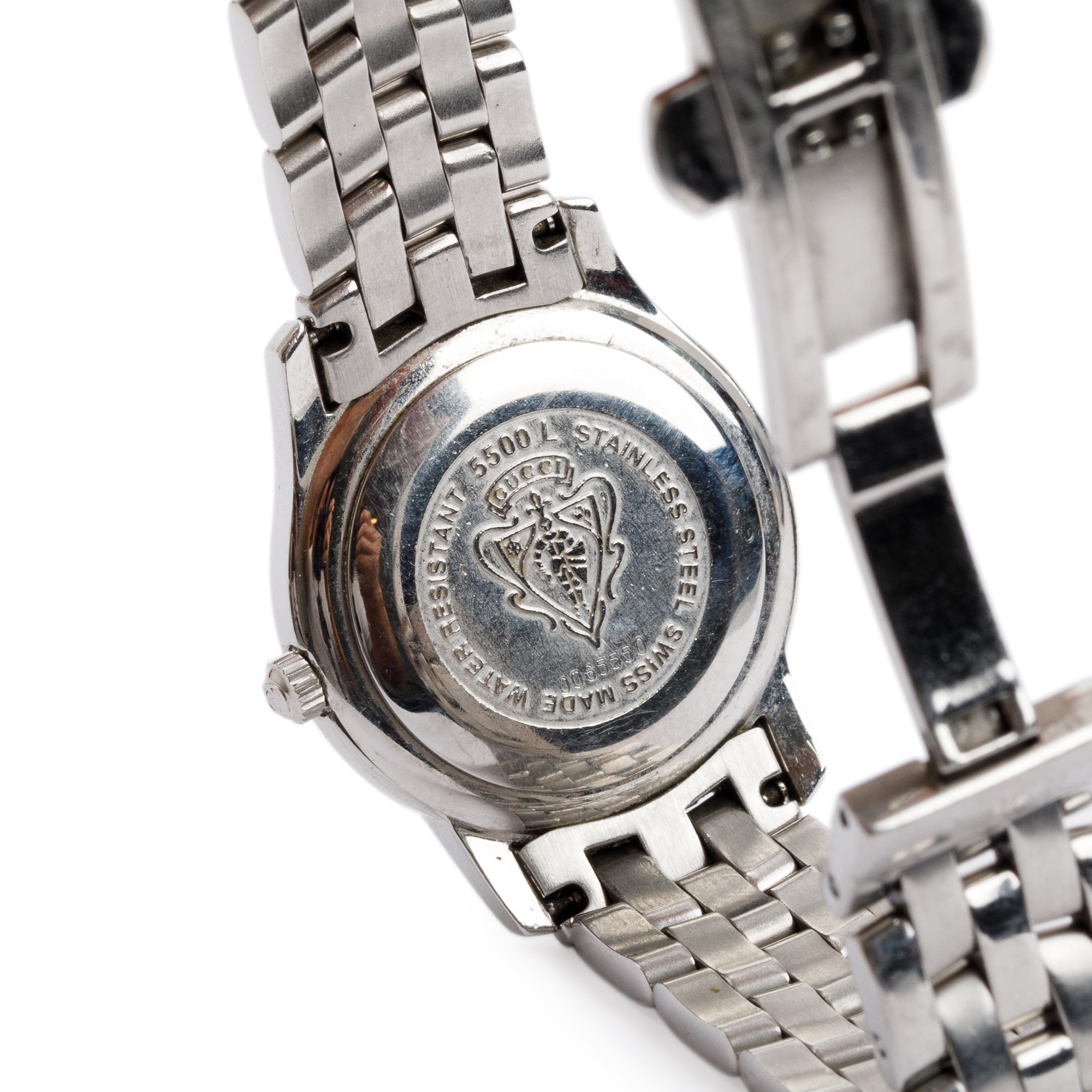 Gucci Stainless Steel 5500 Series 27 MM Watch w/ Box