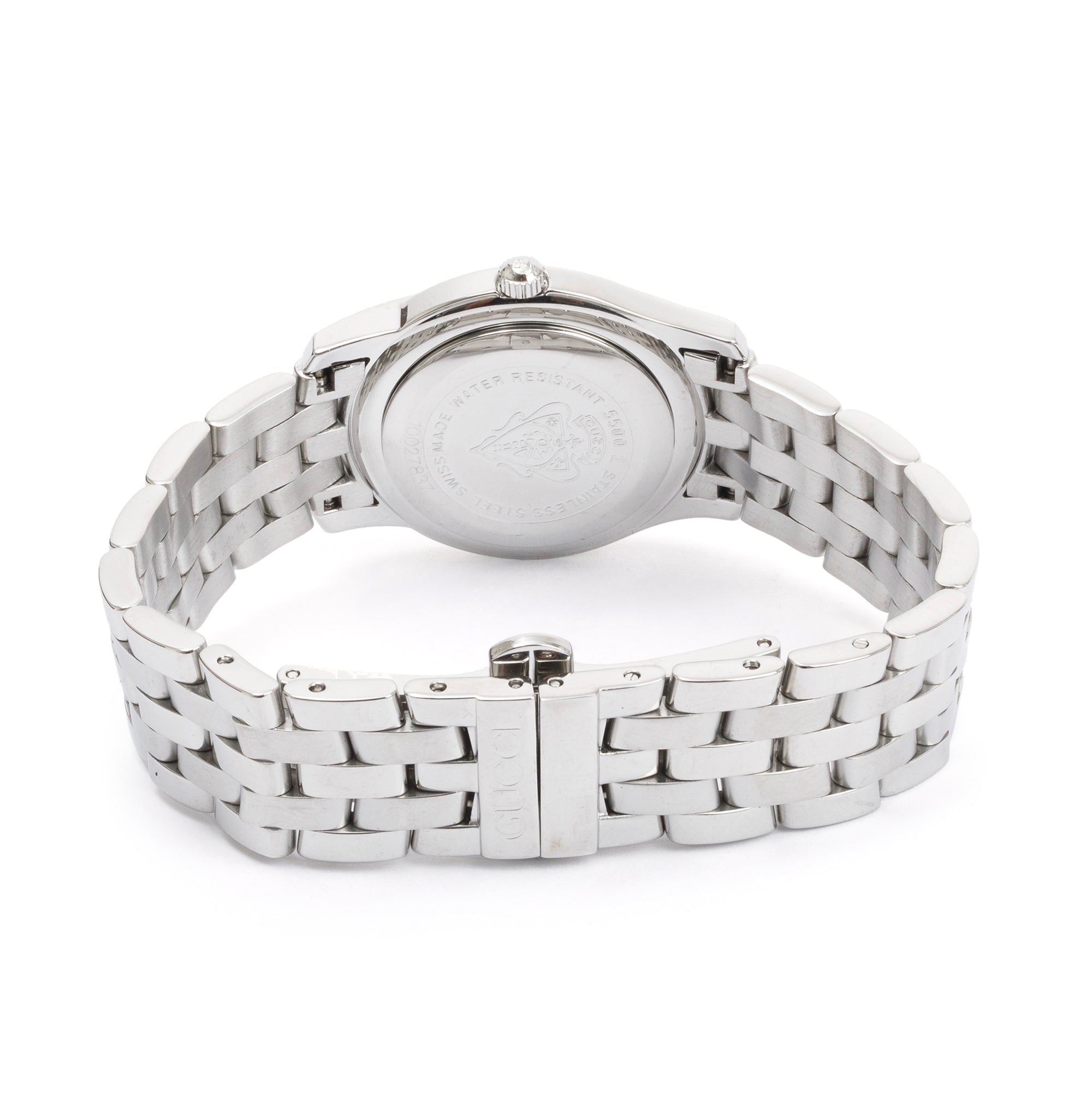 Gucci Stainless Steel 5500 Series 27 MM Watch w/ Box & Papers