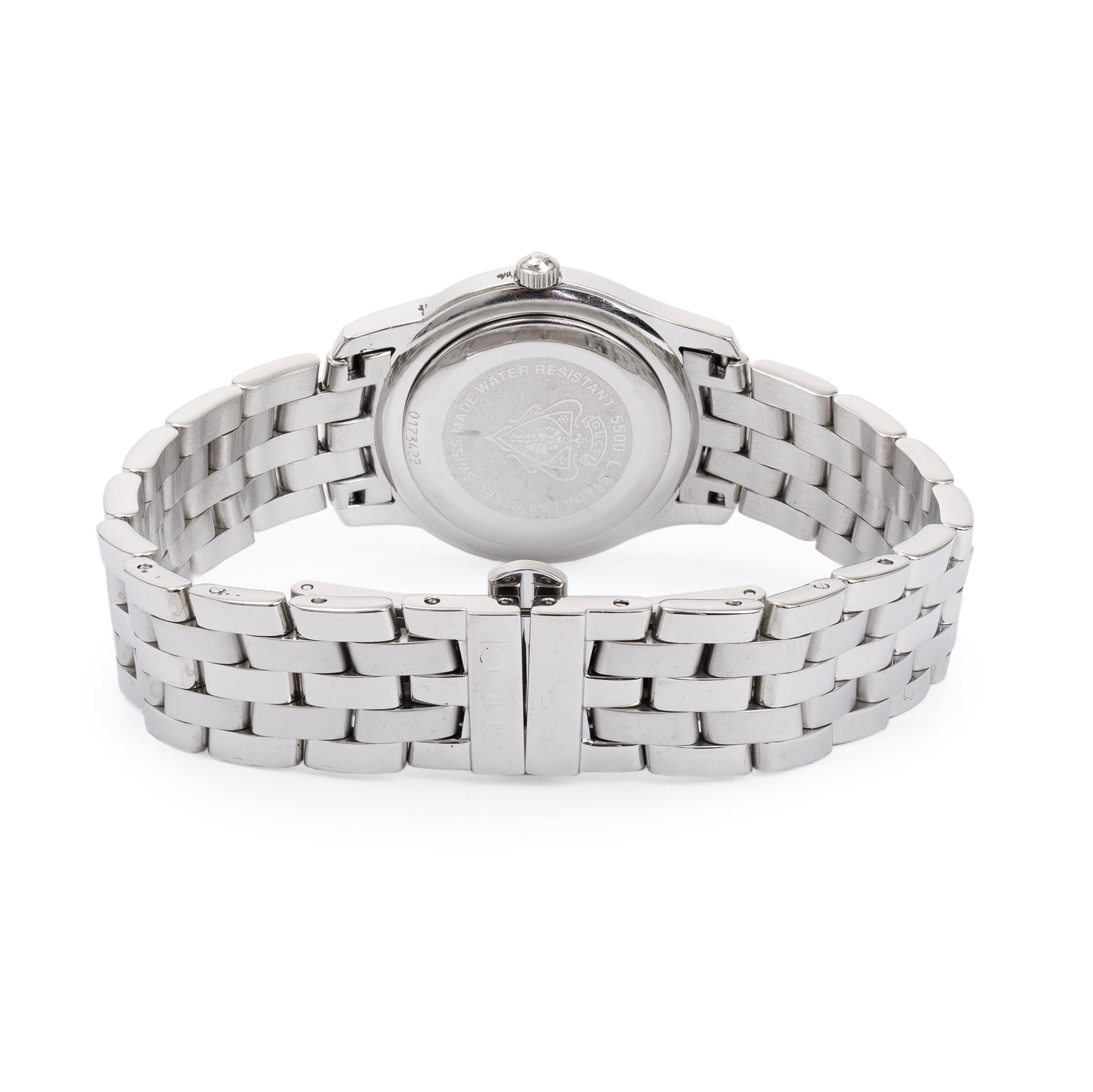 Gucci Stainless Steel 5500 Series 27 MM Watch w/ Papers