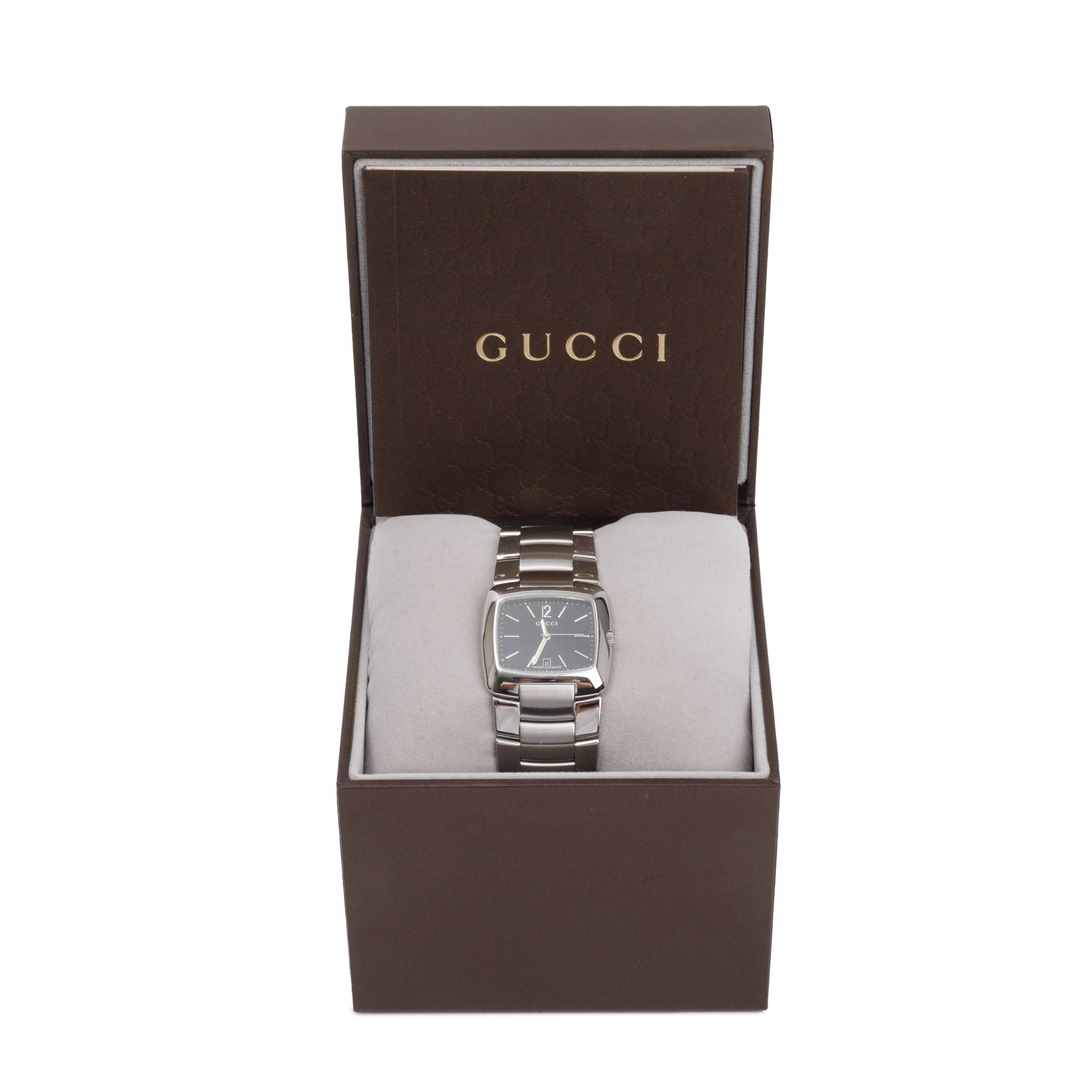 Gucci Stainless Steel 8500 Series 34 MM Watch w/ Box & Papers