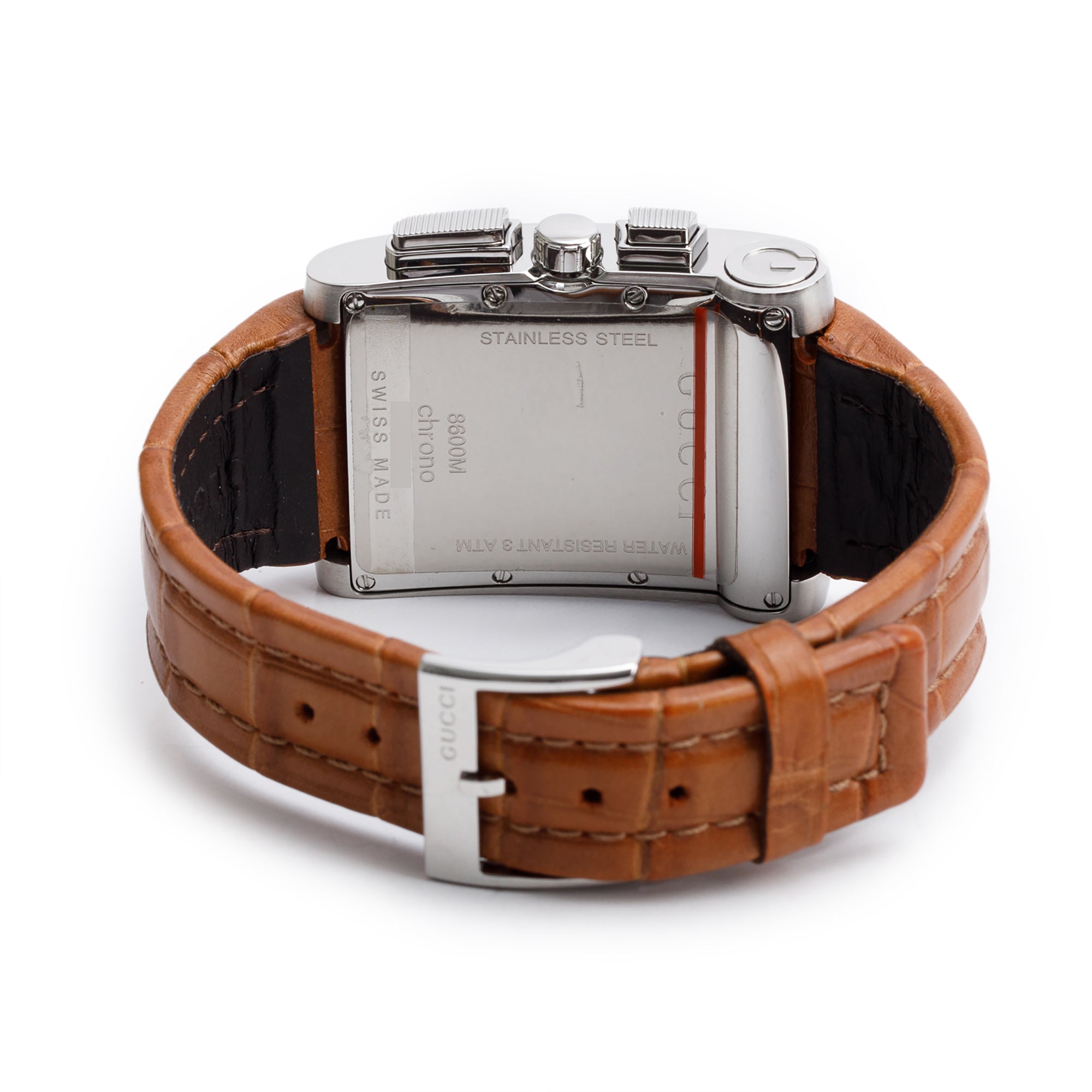 Gucci Stainless Steel 8600 Series Chronograph Quartz Watch w/ Box