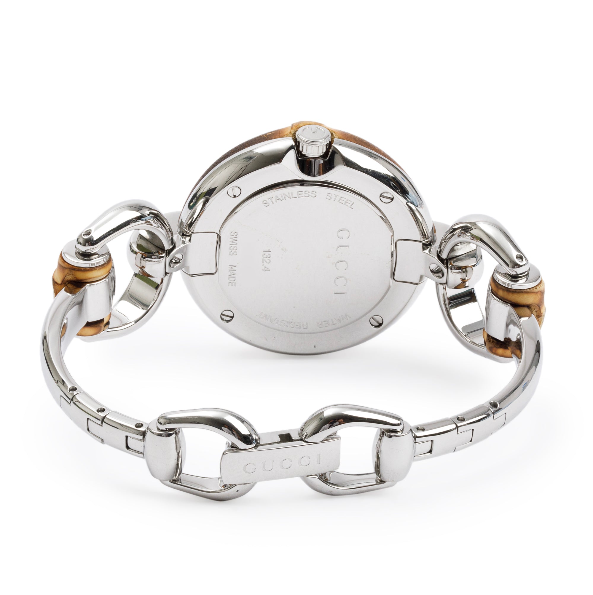 Gucci Stainless Steel Bamboo 36MM Watch