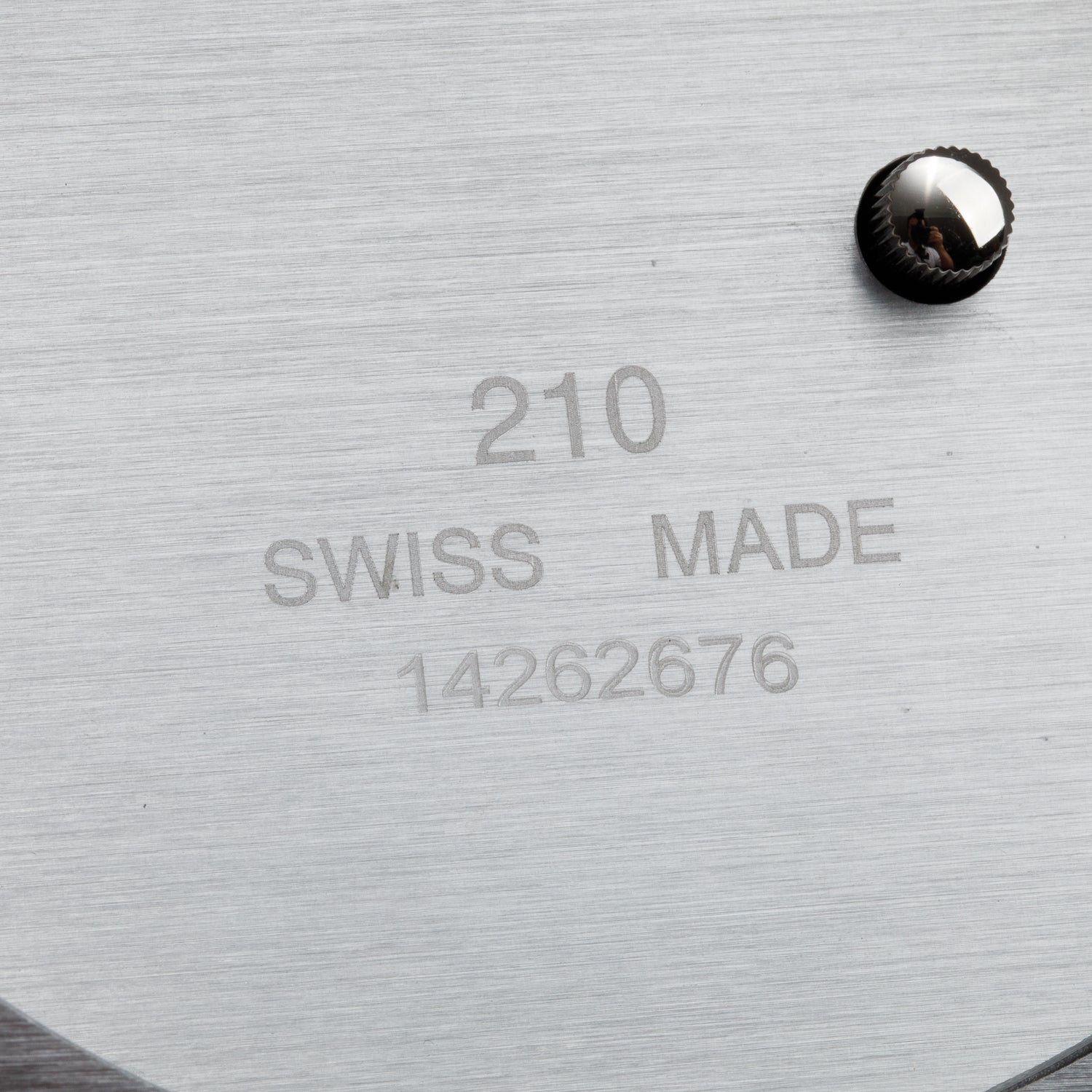 Gucci Stainless Steel & Black Guccissima Leather 210 G-Clock