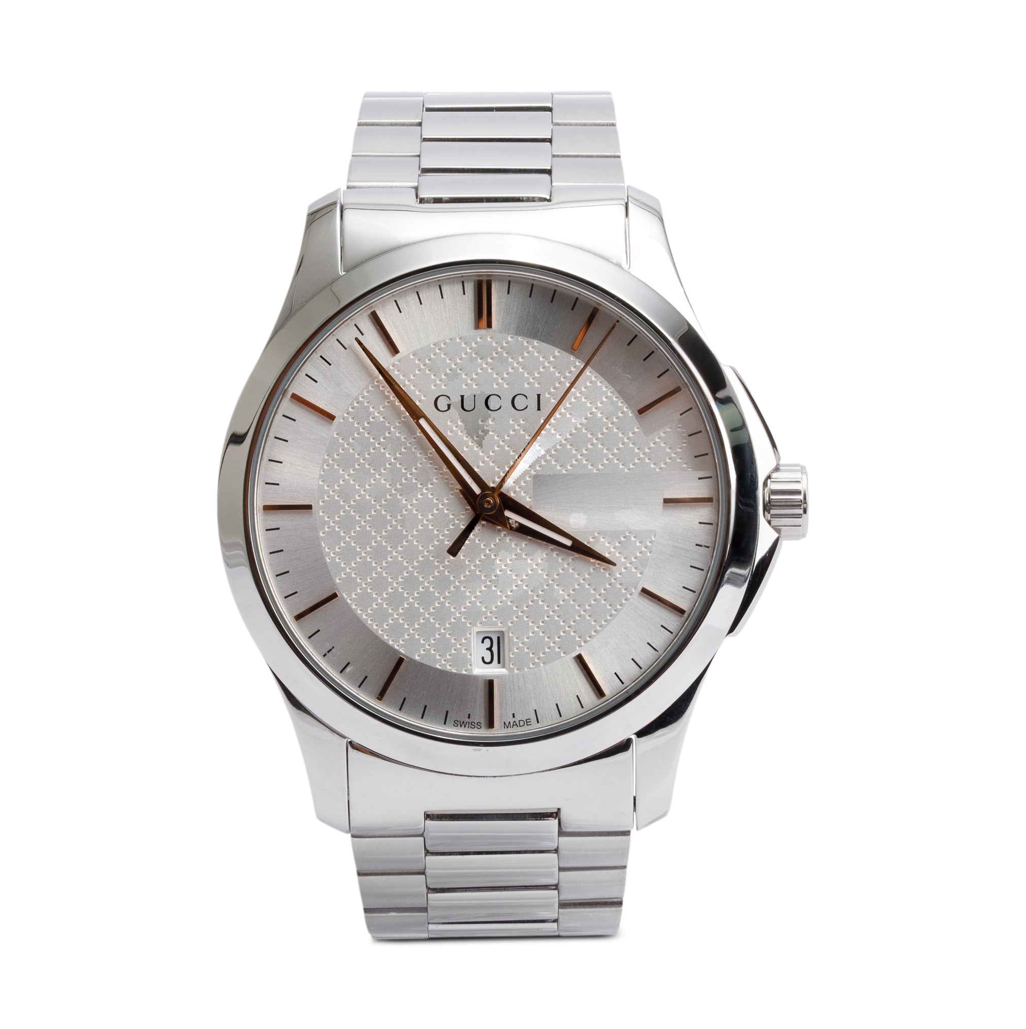 Gucci Stainless Steel G-Timeless 38 MM Quartz Watch