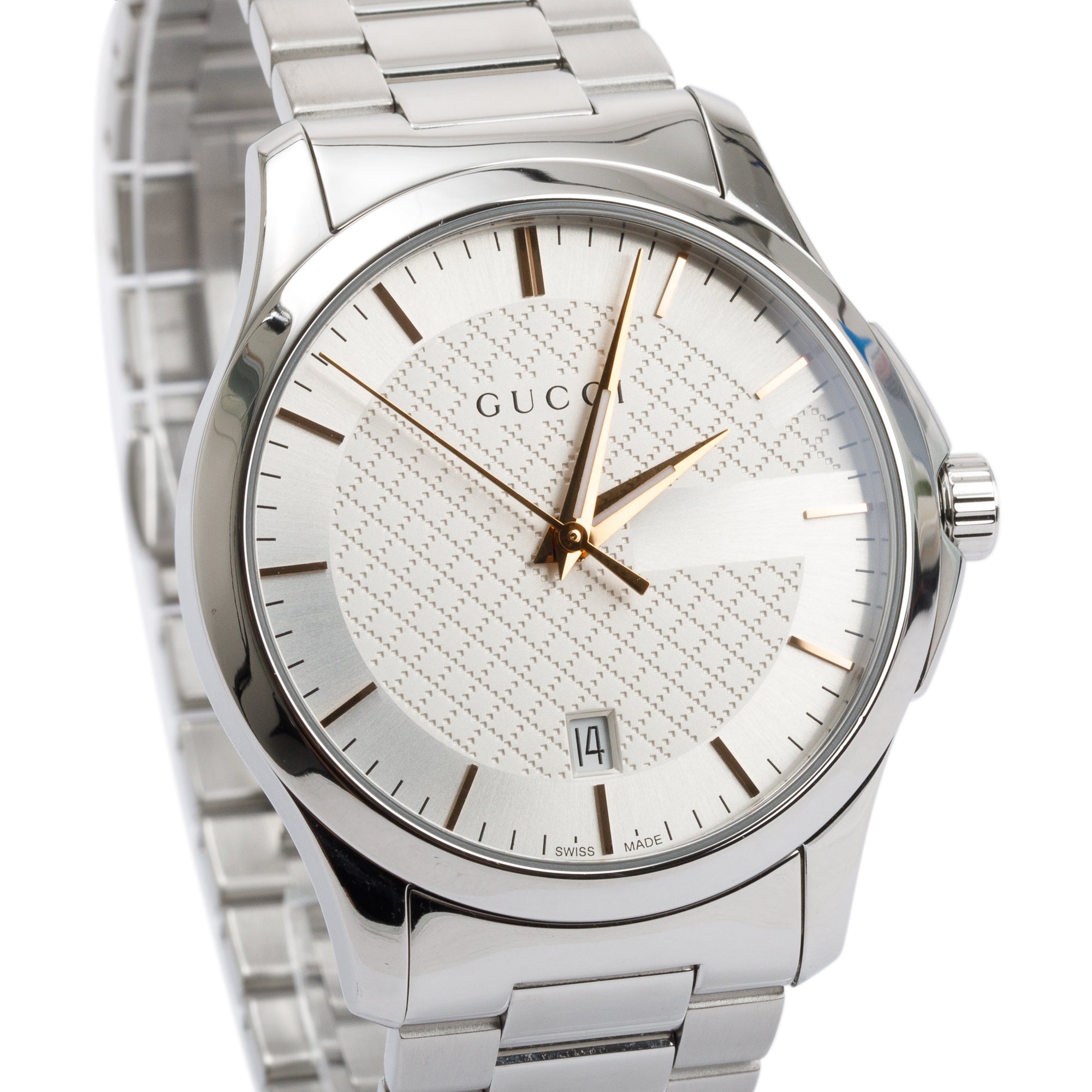 Gucci Stainless Steel G-Timeless 38 MM Watch