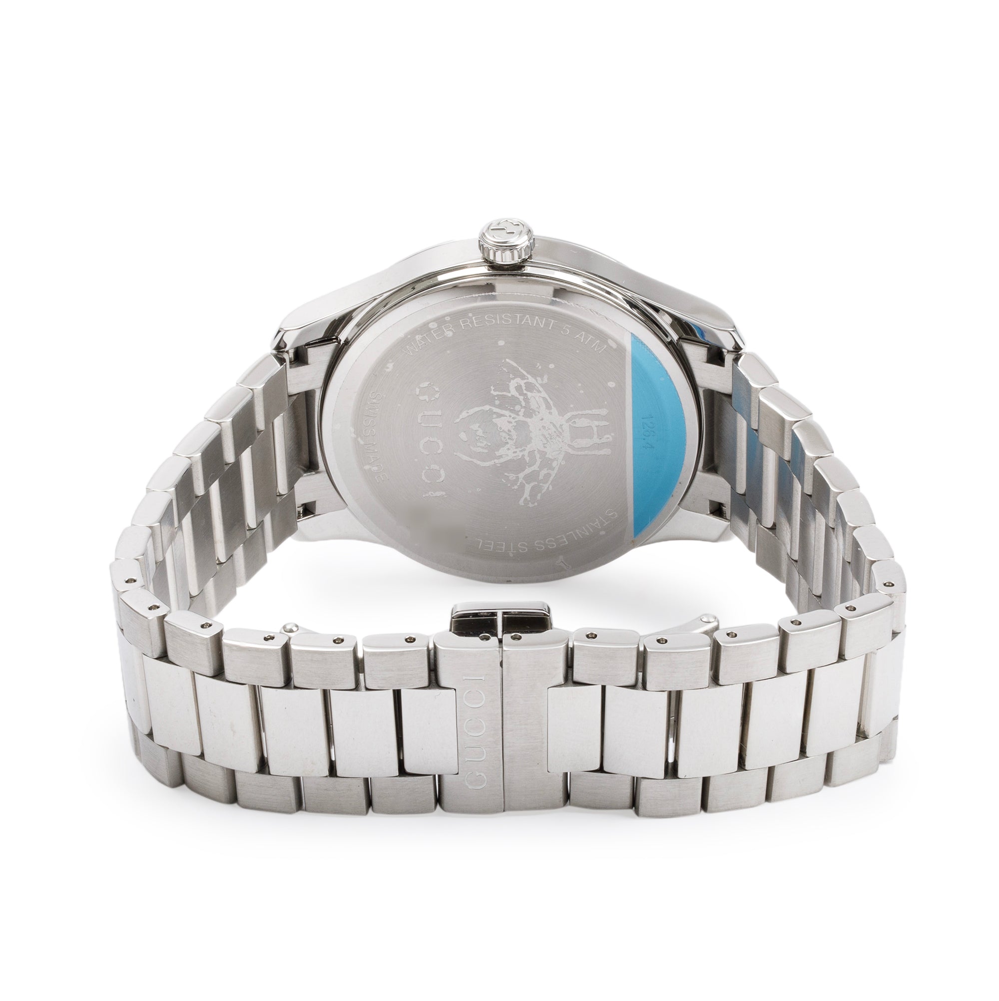 Gucci Stainless Steel G-Timeless 38 MM Watch w/ Box