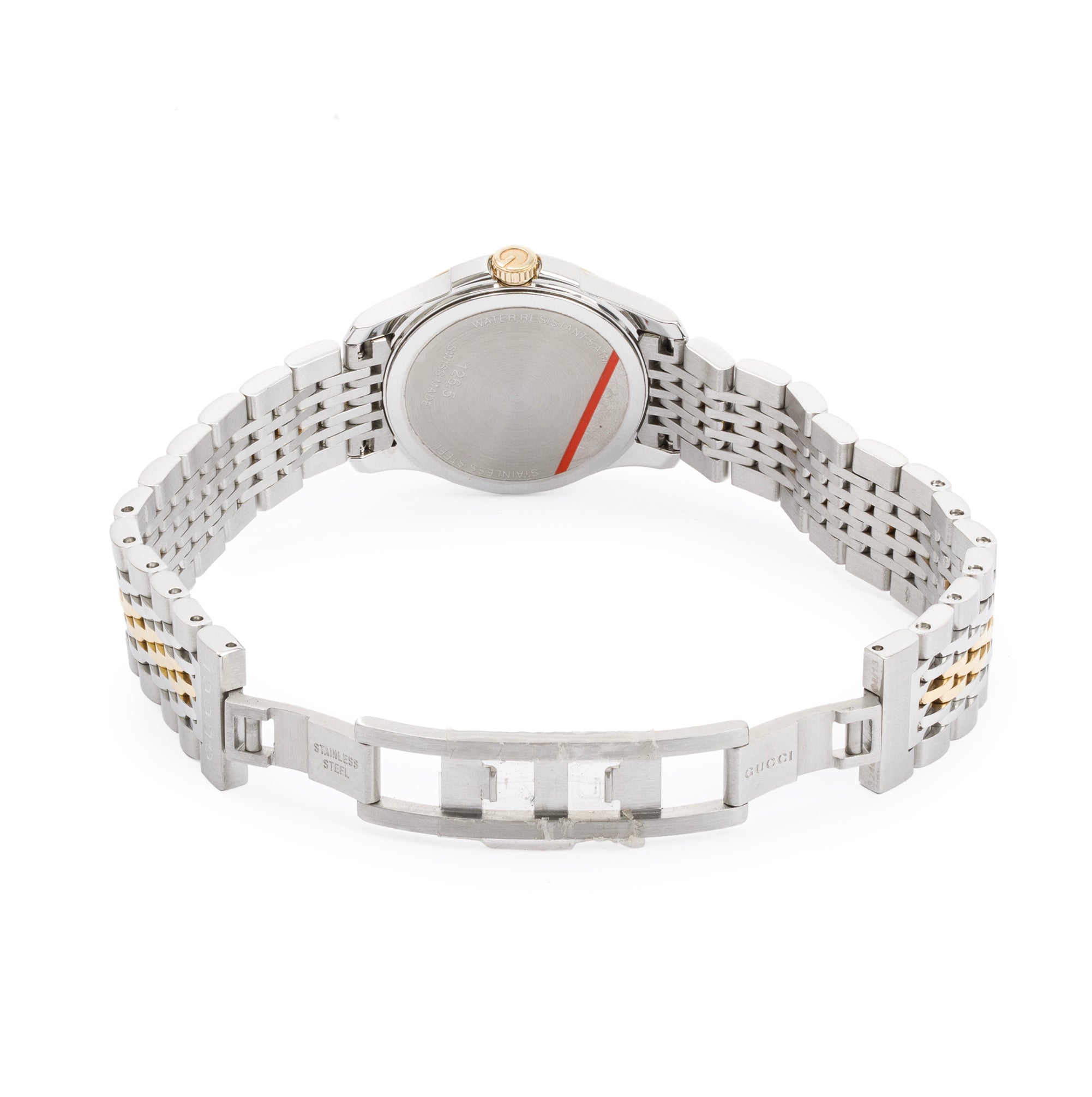 Gucci Stainless Steel & Gold Plated G-Timeless 27 MM Watch w/ Box & Papers