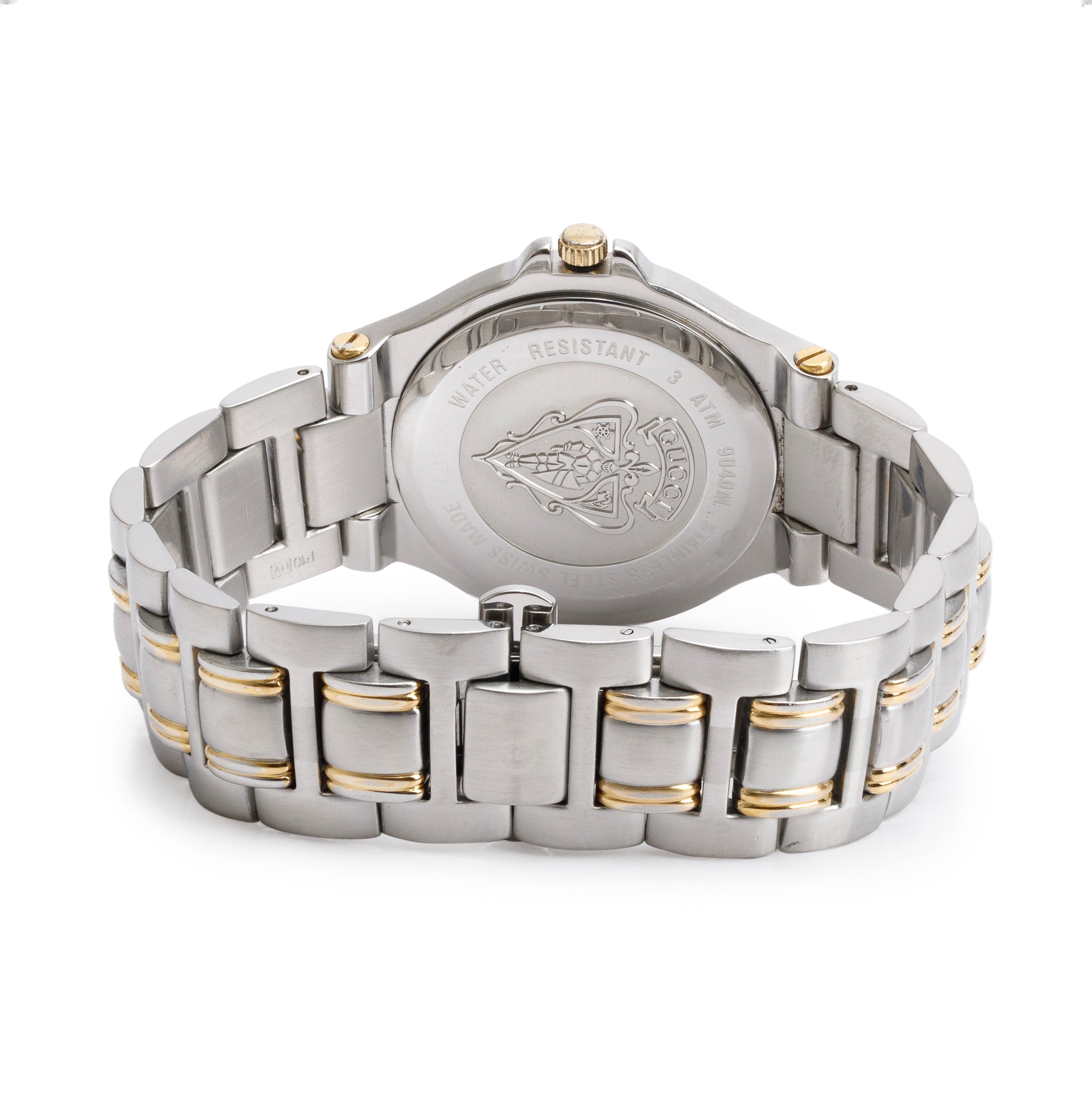 Gucci Stainless Steel & Yellow Gold-Plated 9040 Series 35MM Watch