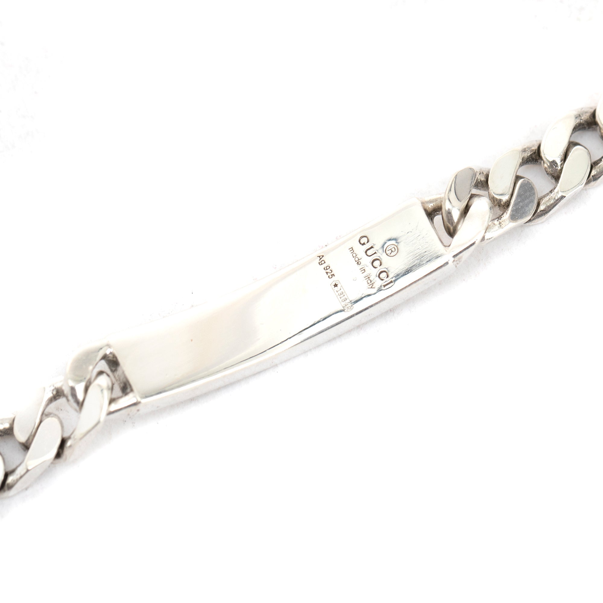 Gucci Sterling Silver Ghost Chain Bracelet