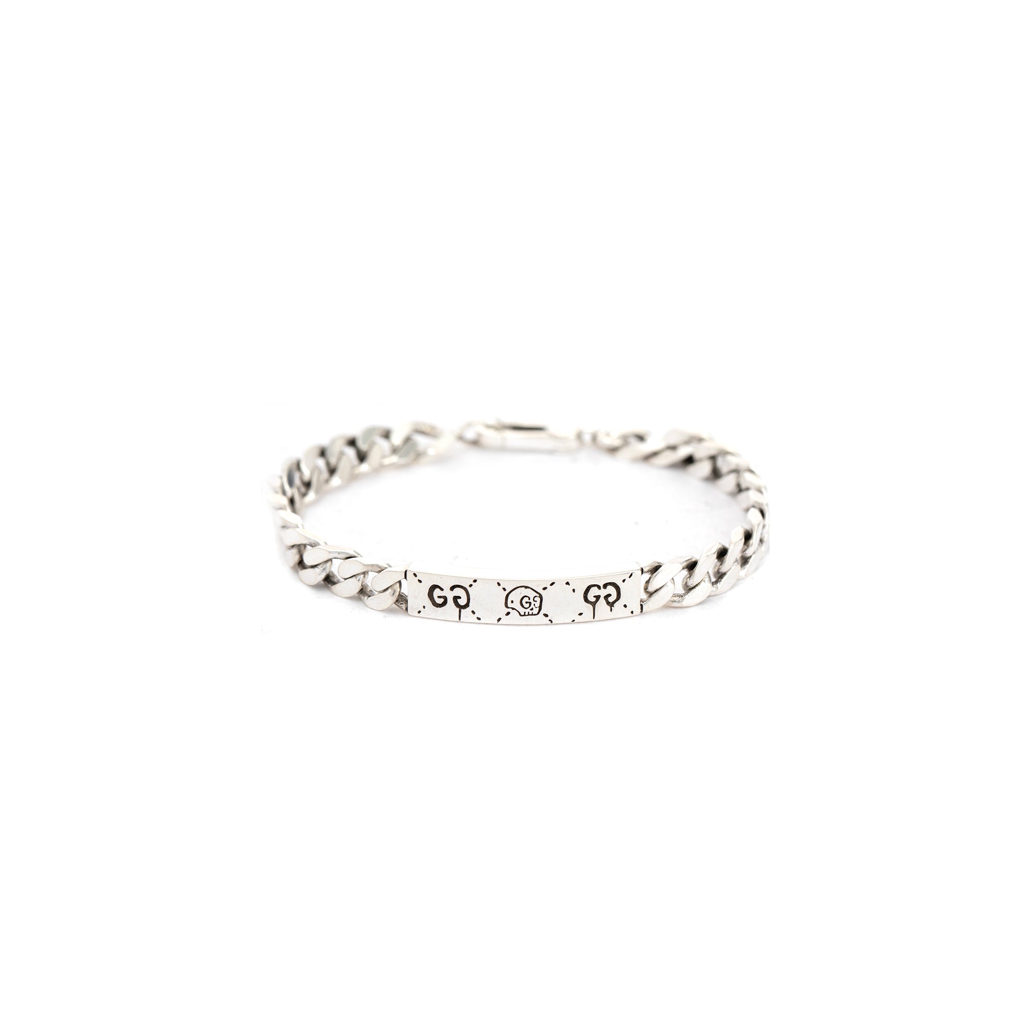 Gucci Sterling Silver Ghost Chain Bracelet