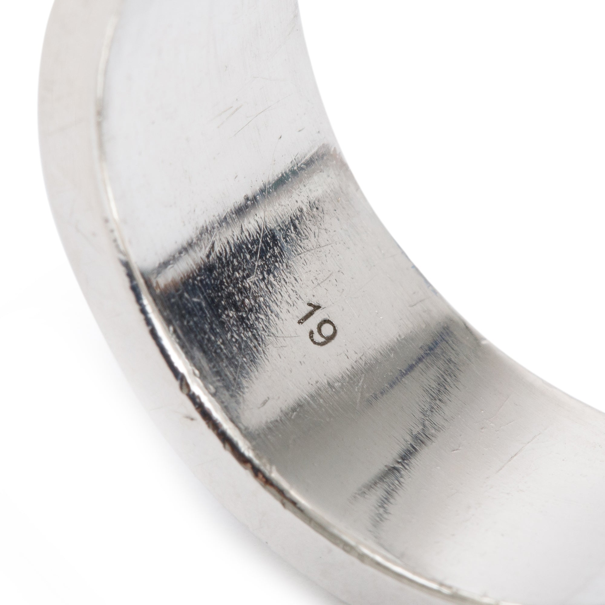 Gucci Sterling Silver Ghost Ring, Size 19 8.75