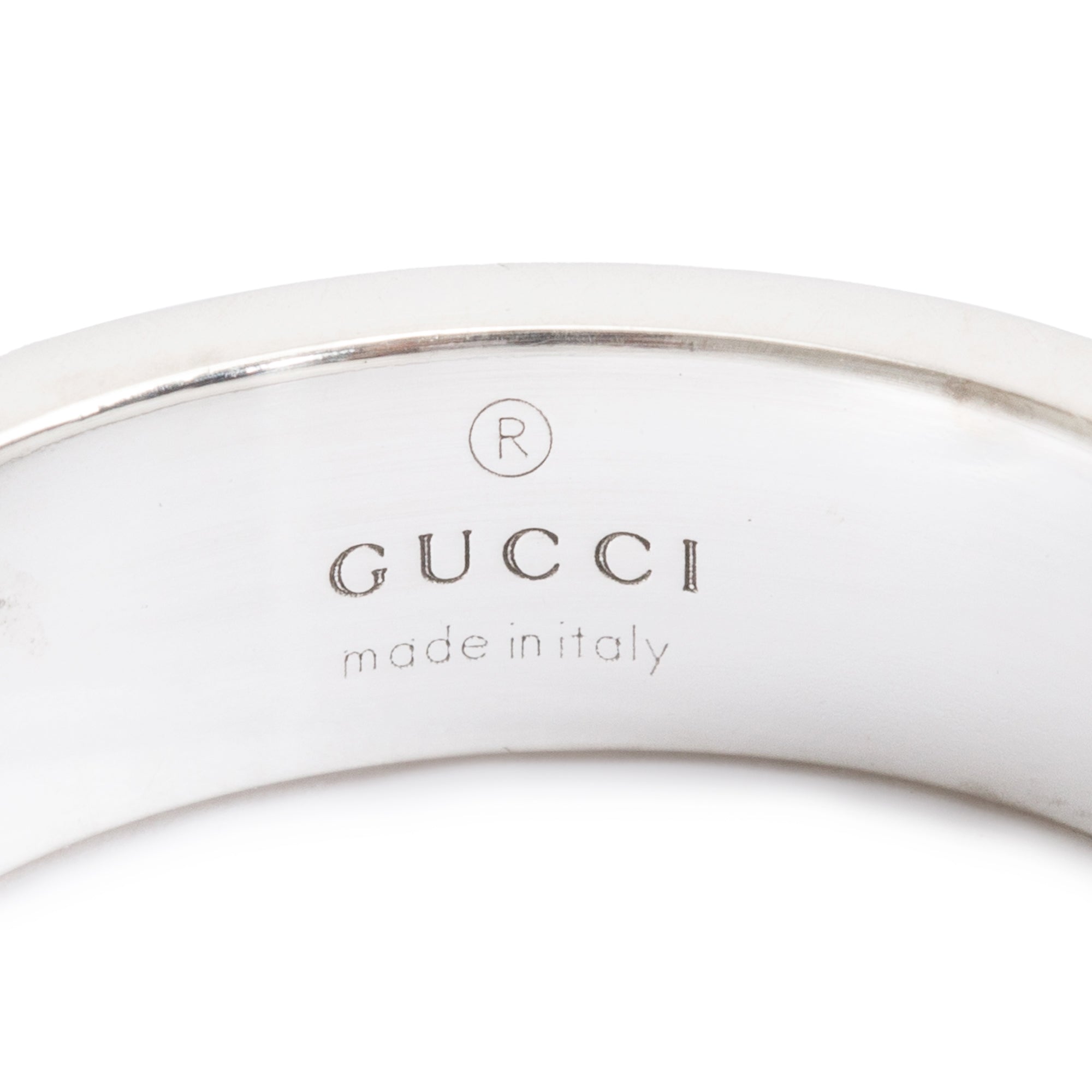 Gucci Sterling Silver Ghost Ring, Size 20 9