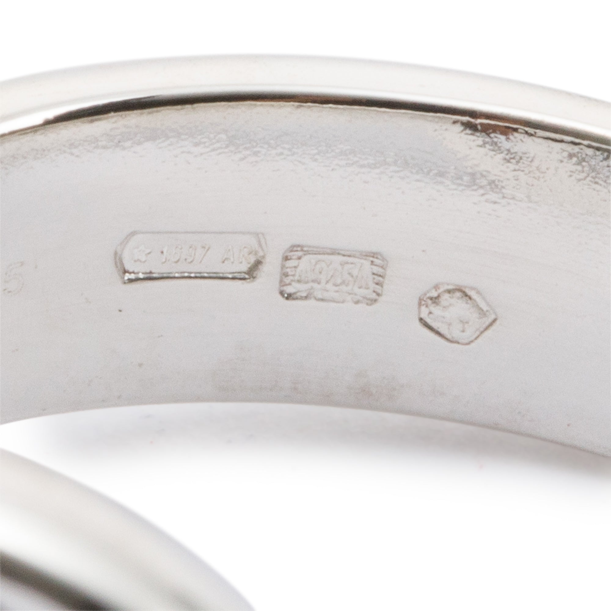 Gucci Sterling Silver Interlocking G Ring – OLIVER'S