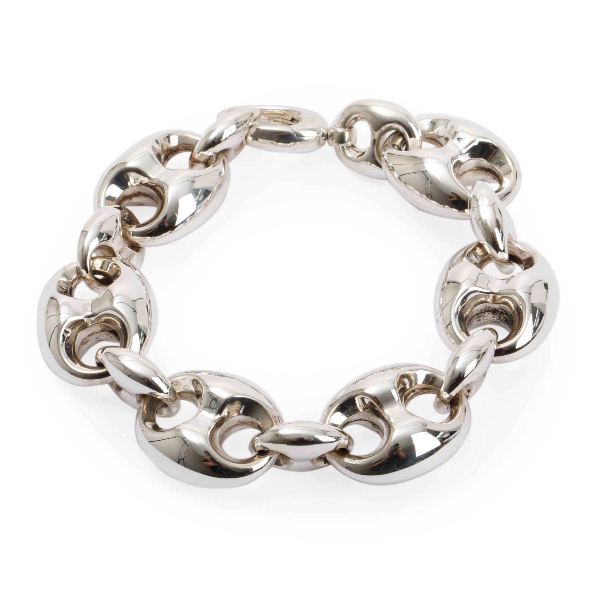 Gucci Sterling Silver Marina Chain Bracelet