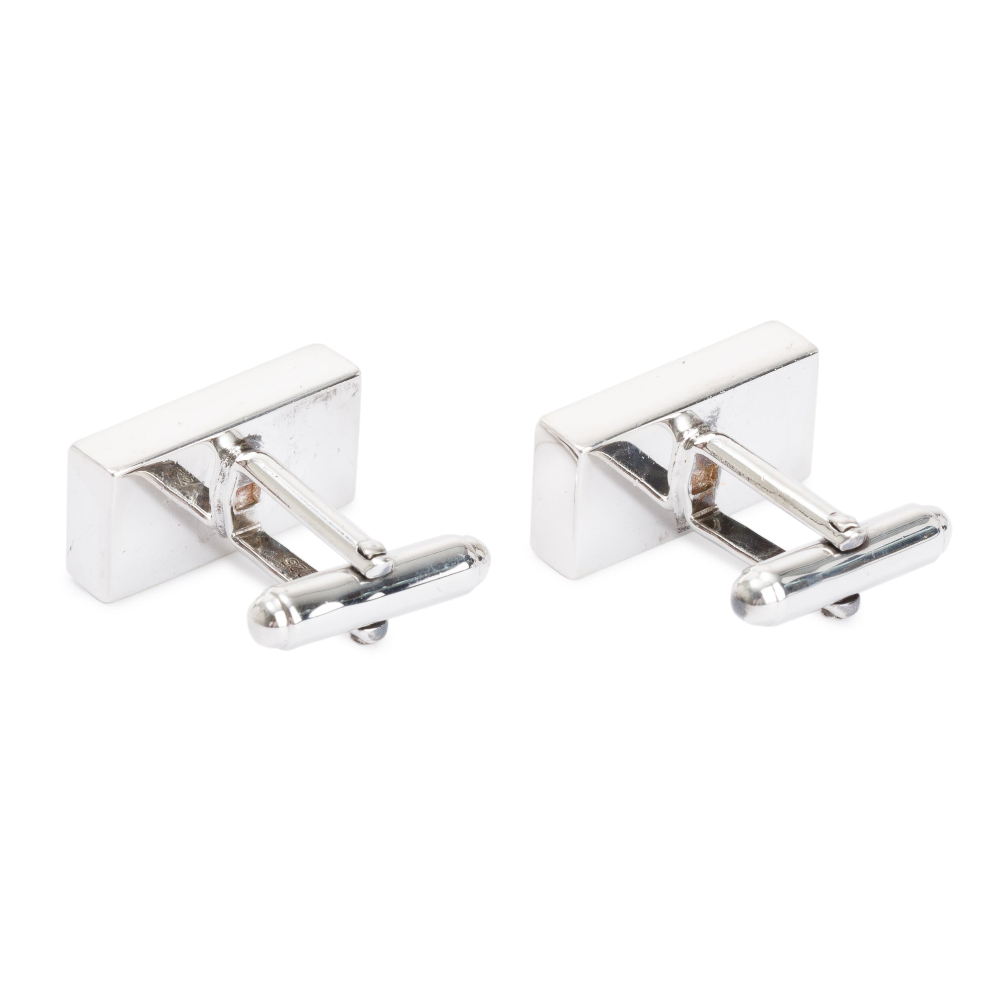 Gucci Sterling Silver Trademark Cufflinks