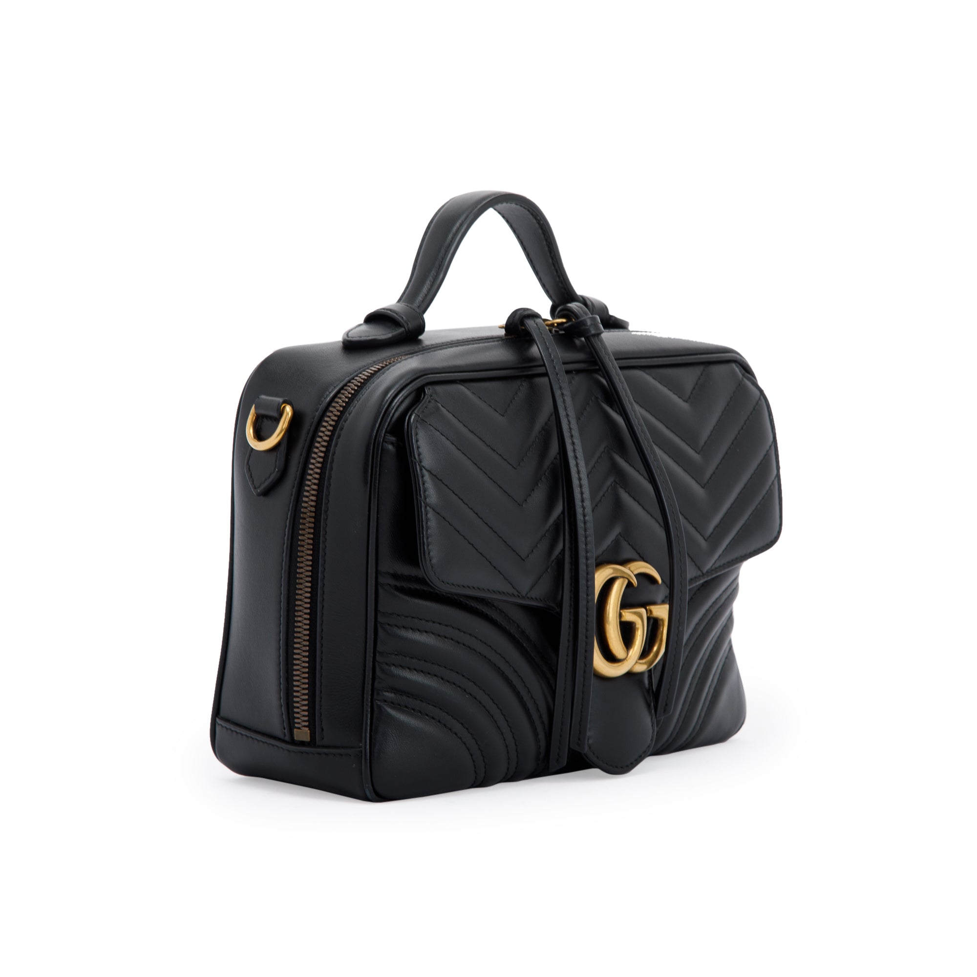 Gucci Sylvie Web GG Marmont Small Shoulder Bag w/ Box