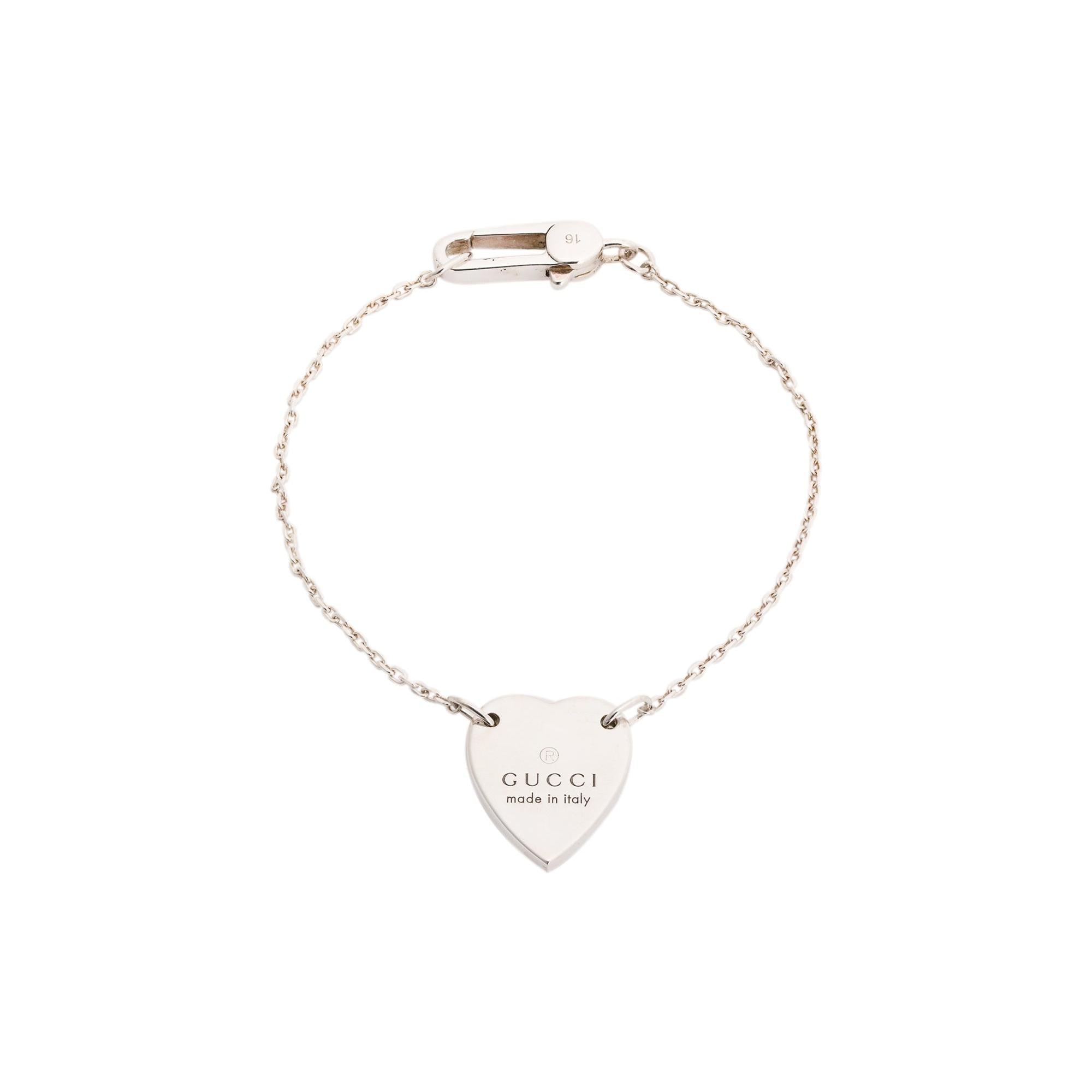 Gucci Trademark Heart Bracelet