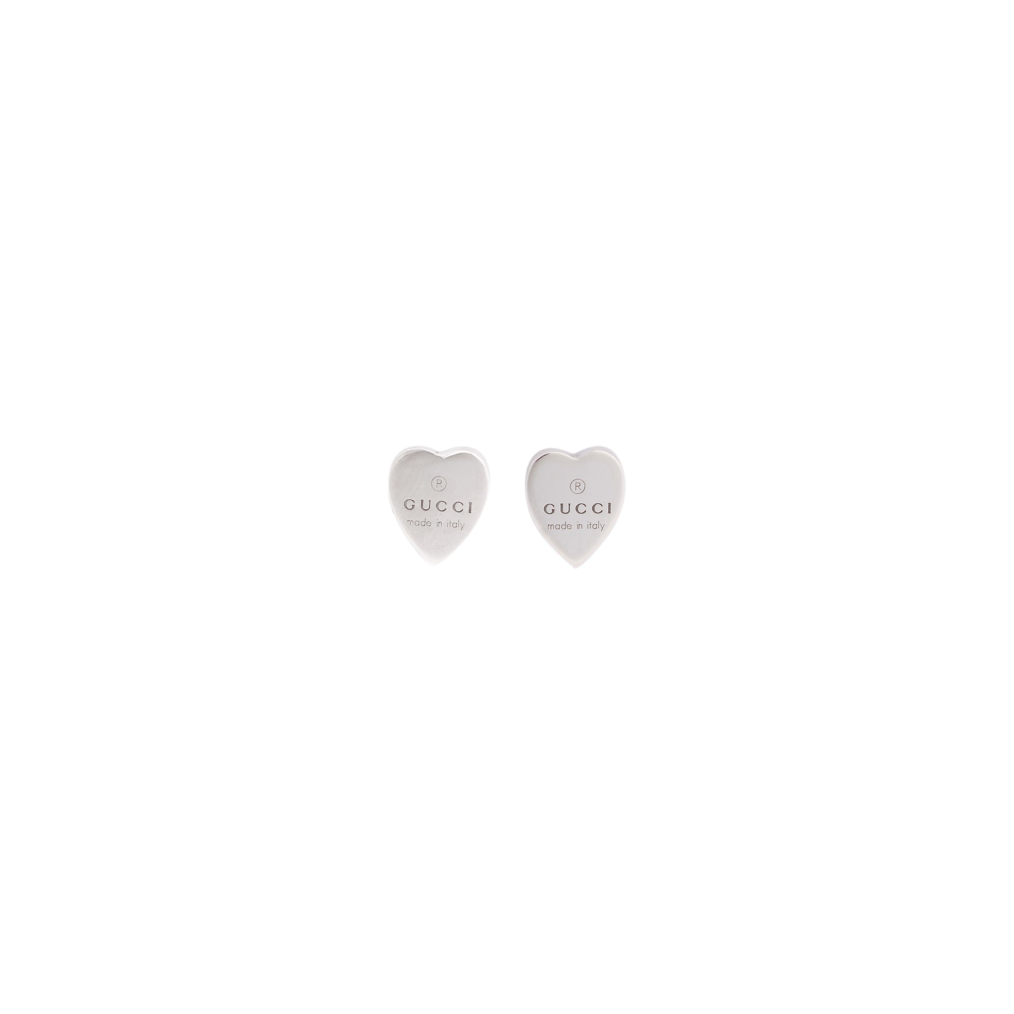Gucci Trademark Heart Stud Earrings