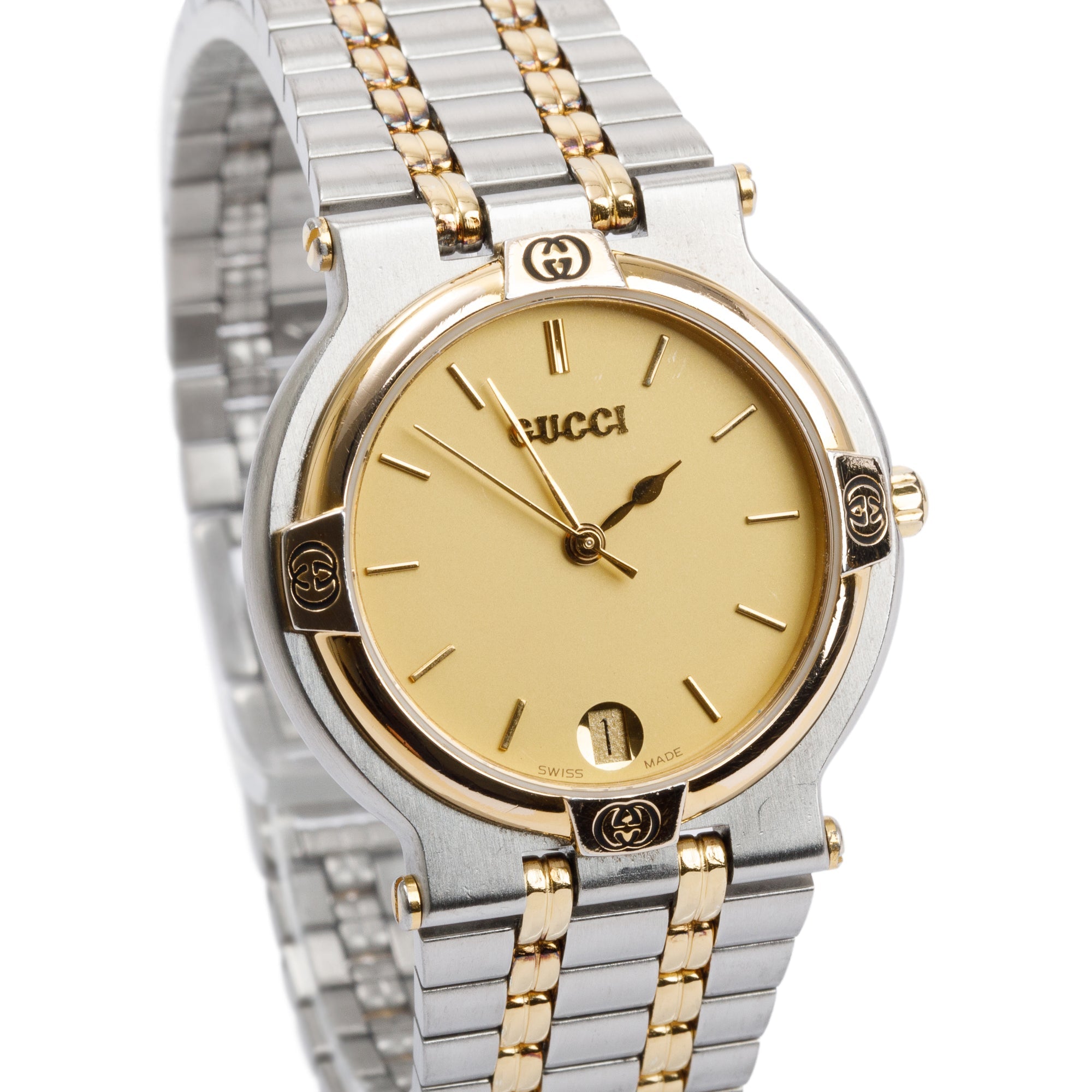 Gucci Two-Tone Stainless Steel 9000M Series 32 MM Watch