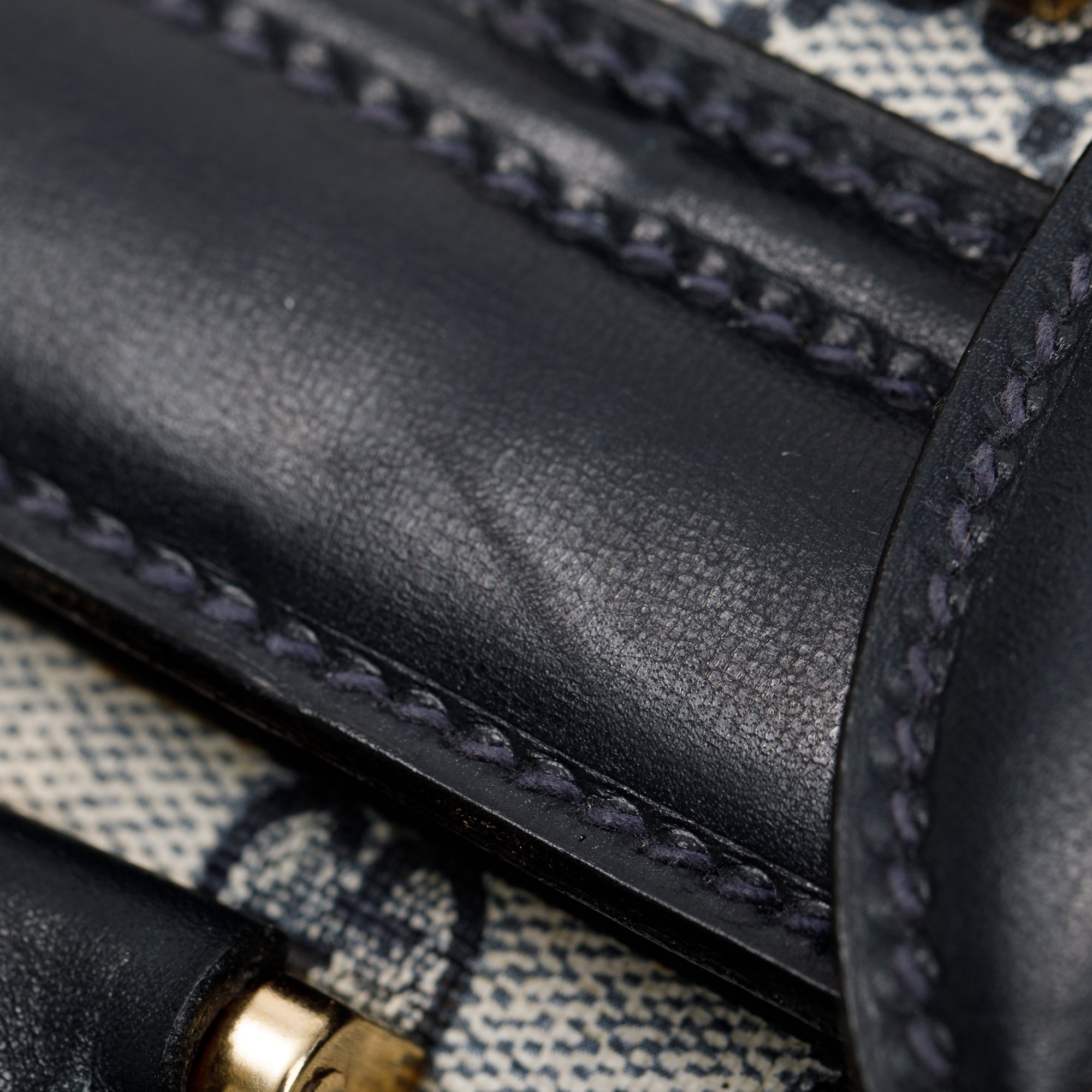 Gucci Vintage Blue GG Supreme Canvas Vanity Train Case