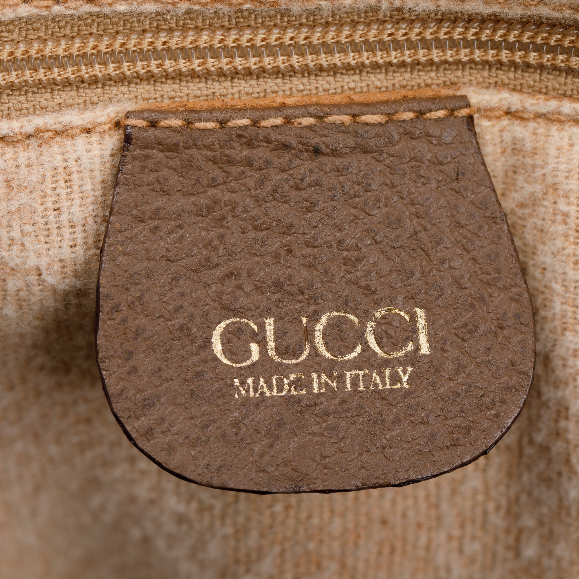 Gucci Vintage GG Supreme Interlocking G Duffle Bag w/ Strap