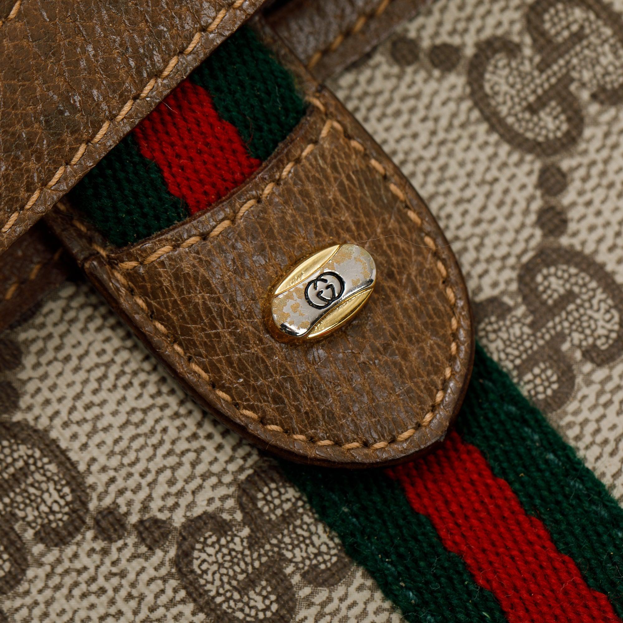 Gucci Vintage GG Supreme Web Crossbody Bag