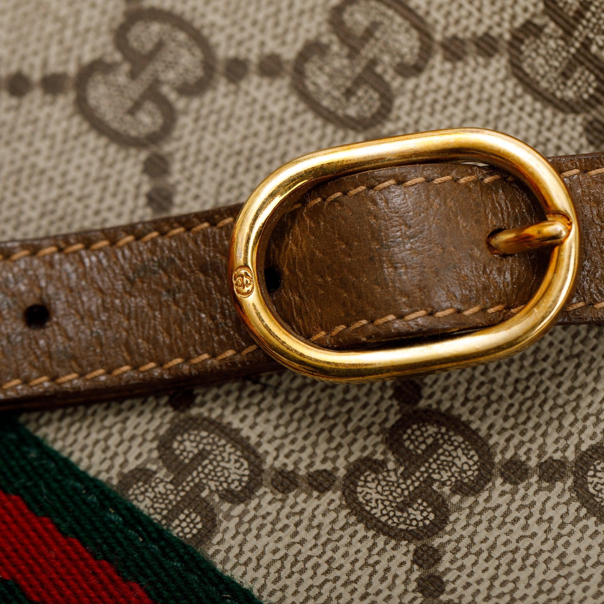 Gucci Vintage GG Supreme Web Crossbody Bag