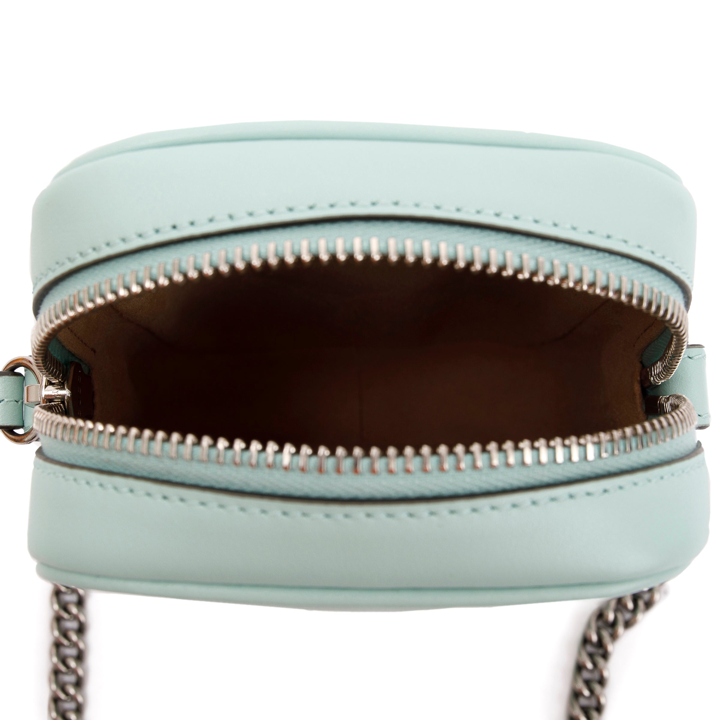 Gucci Water Green Leather GG Marmont Mini Bag