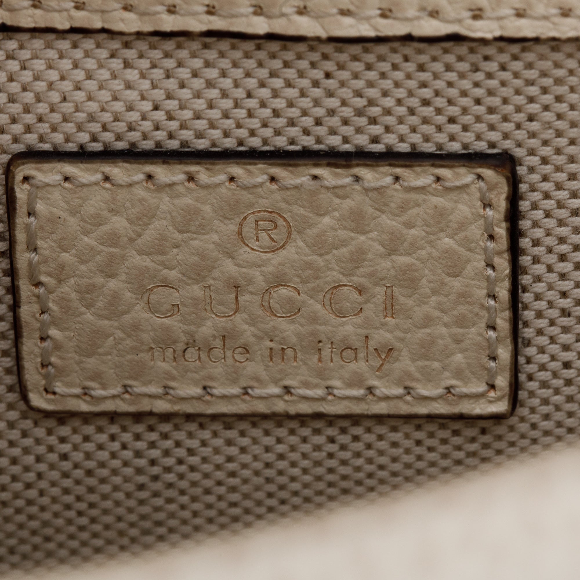 Gucci White Calfskin Leather Dionysus Mini Top Handle Bag w/ Box