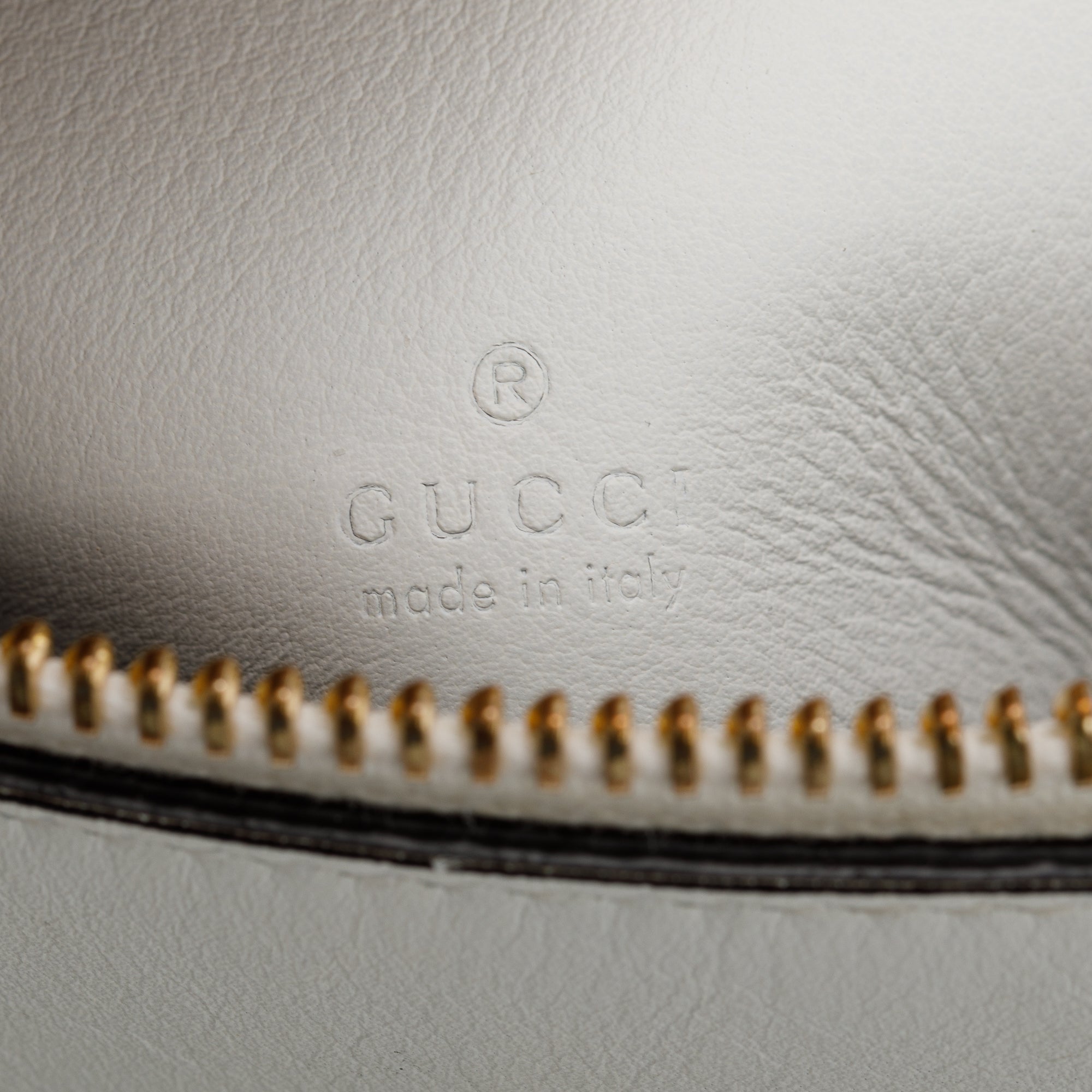 Gucci White GG Supreme Mini New Candy Crossbody Bag