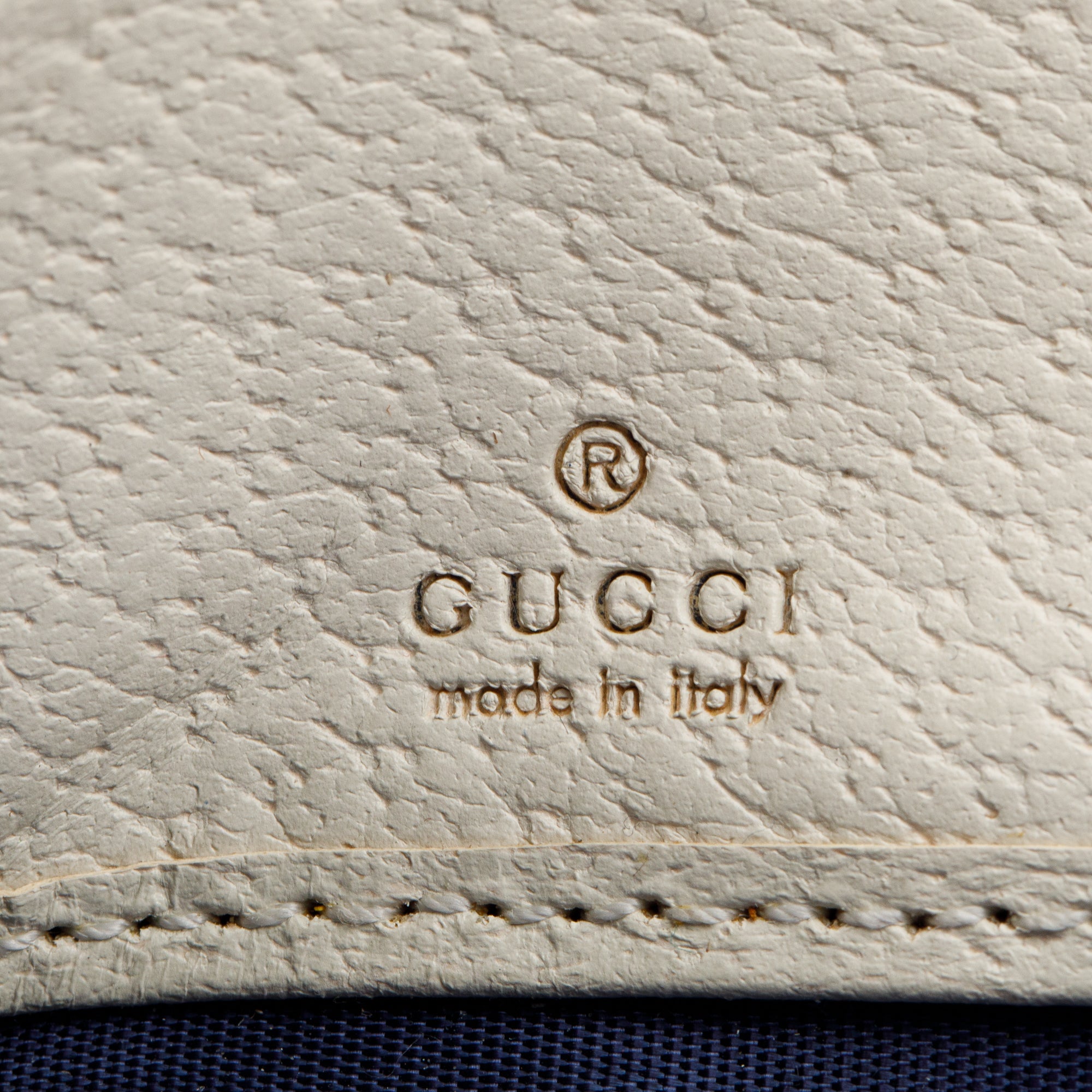 Gucci White Leather Web Ophidia GG Zip Around Wallet w/ Box & Receipt