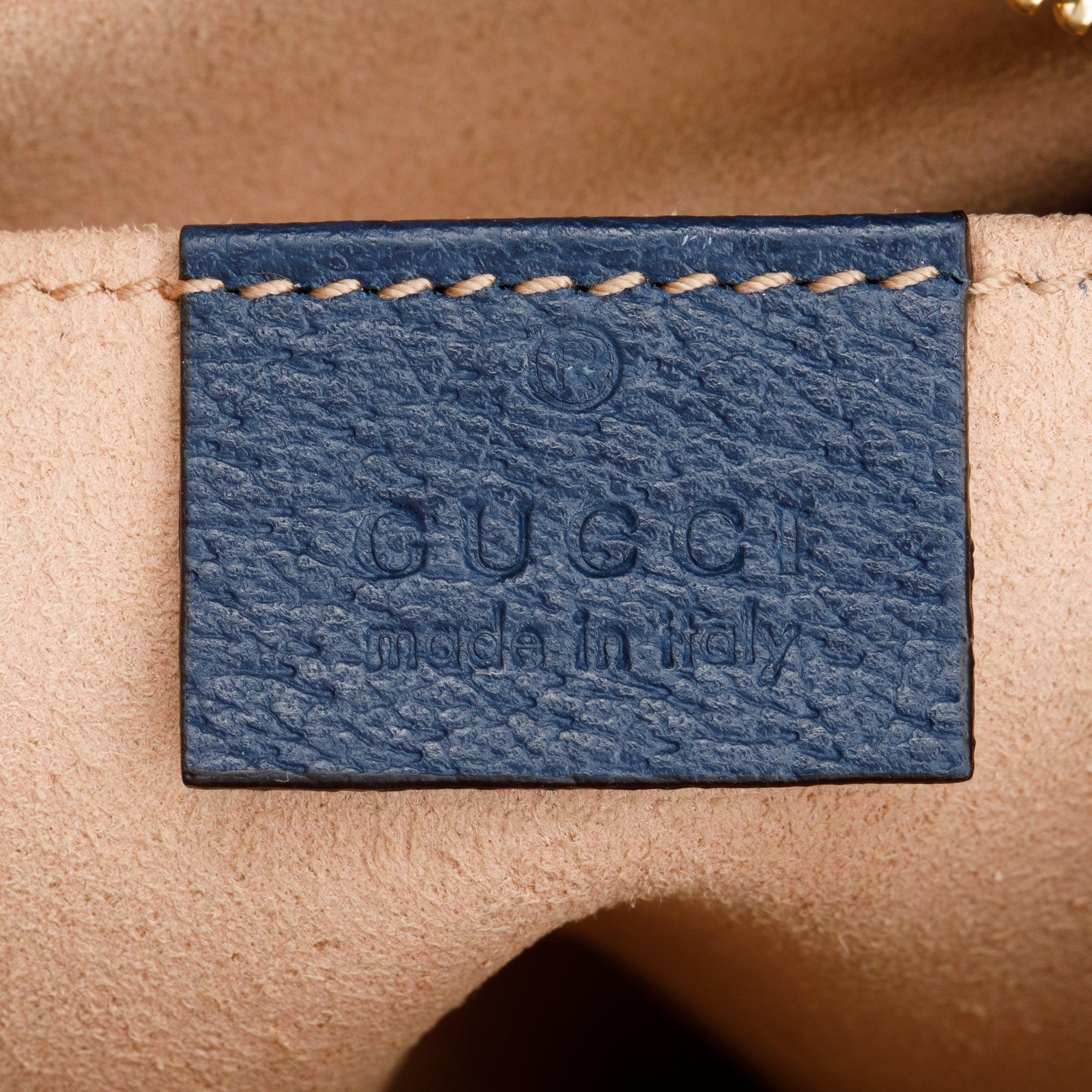 Gucci White Textured Dollar Calfskin Leather Mini Ophidia Crossbody Bag