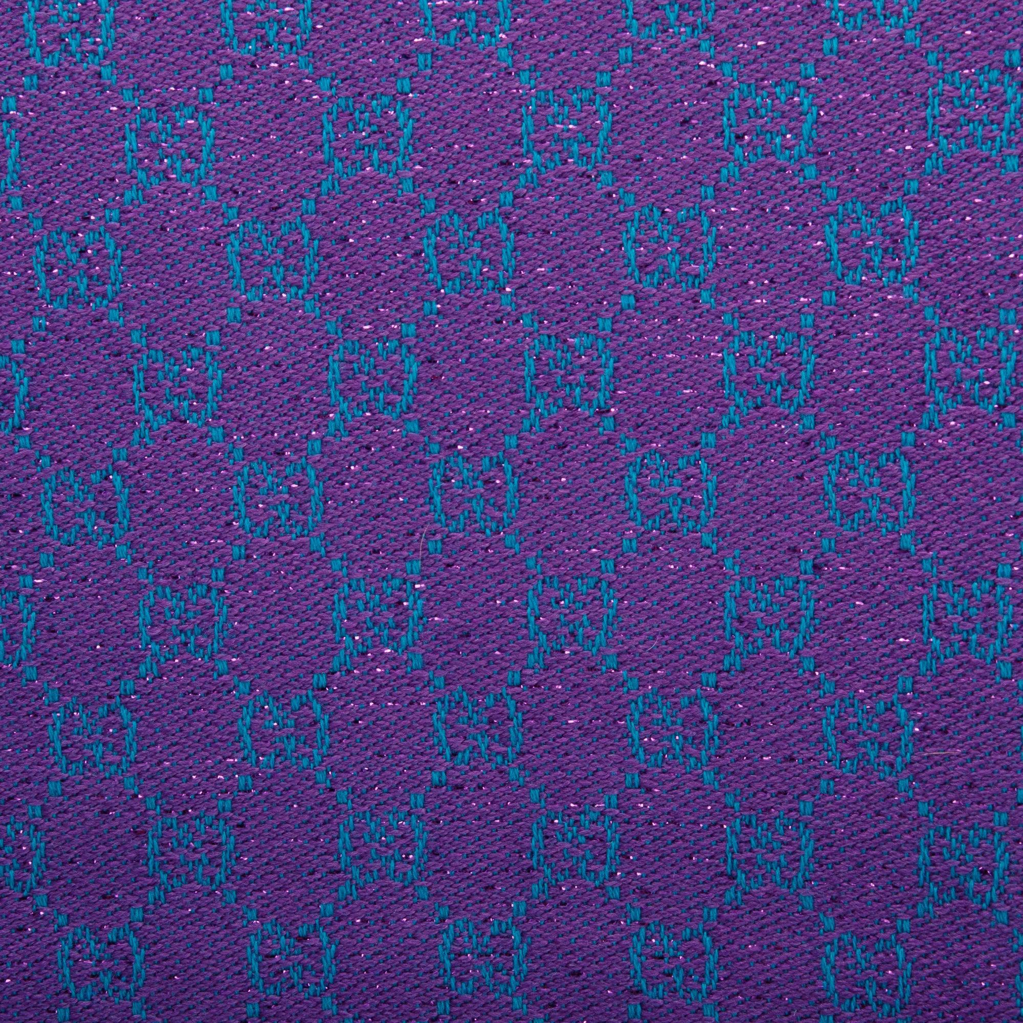 Gucci Wool Jacquard Monogram Reversible Scarf w/ Box