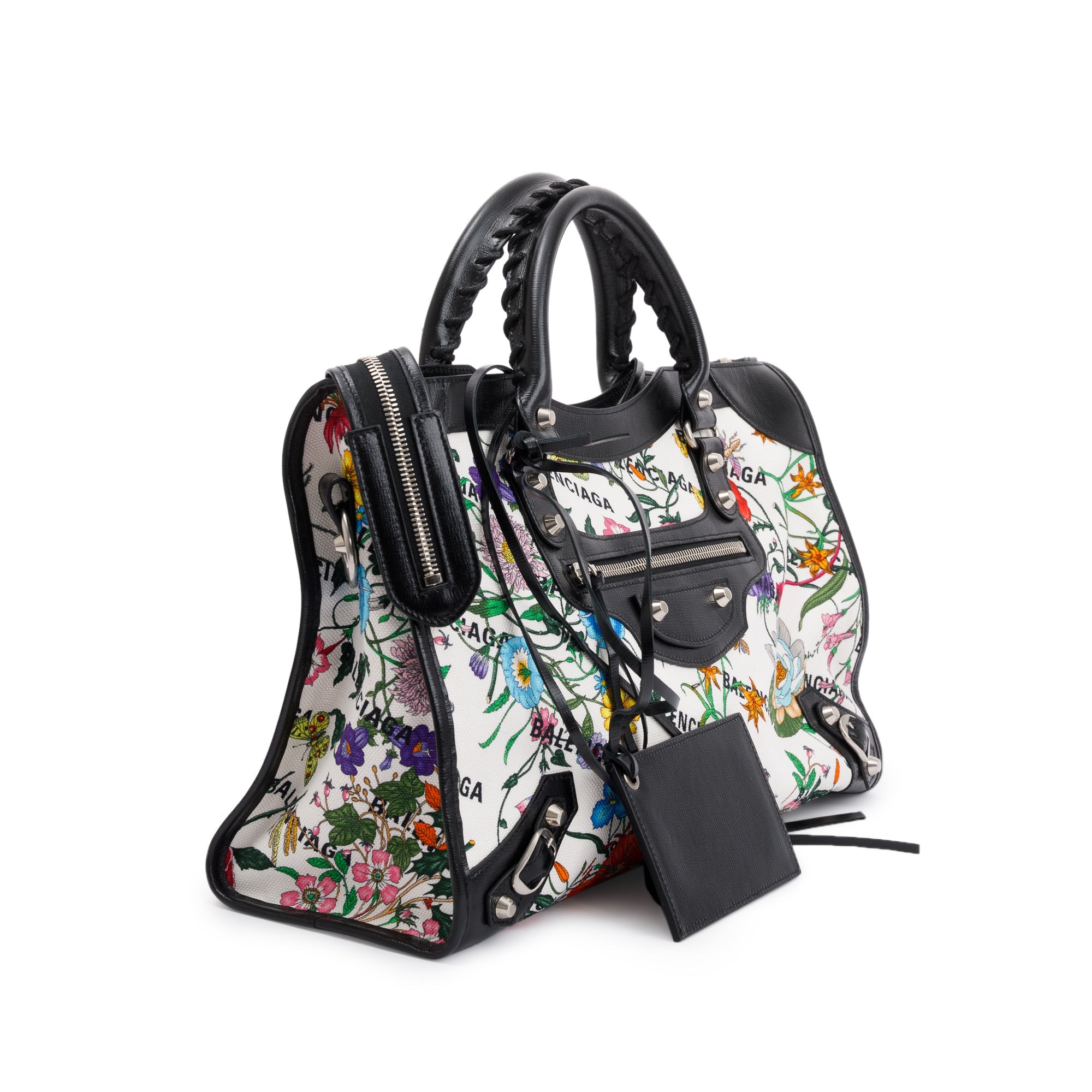 Gucci X Balenciaga The Hacker Project Flora Medium Neo Classic Bag