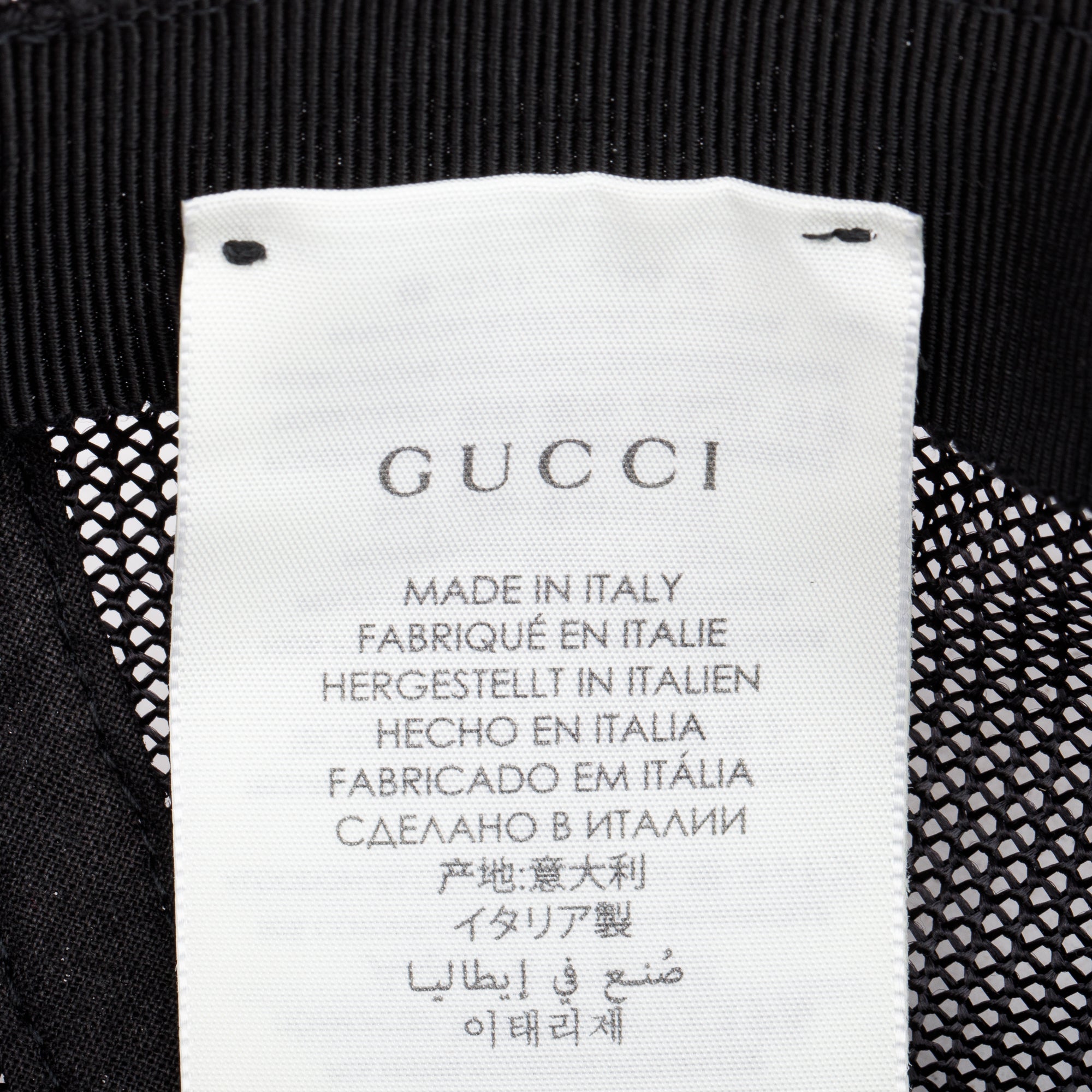 Gucci X Disney Mickey Mouse Micro GG Tracker Hat, Size L 59