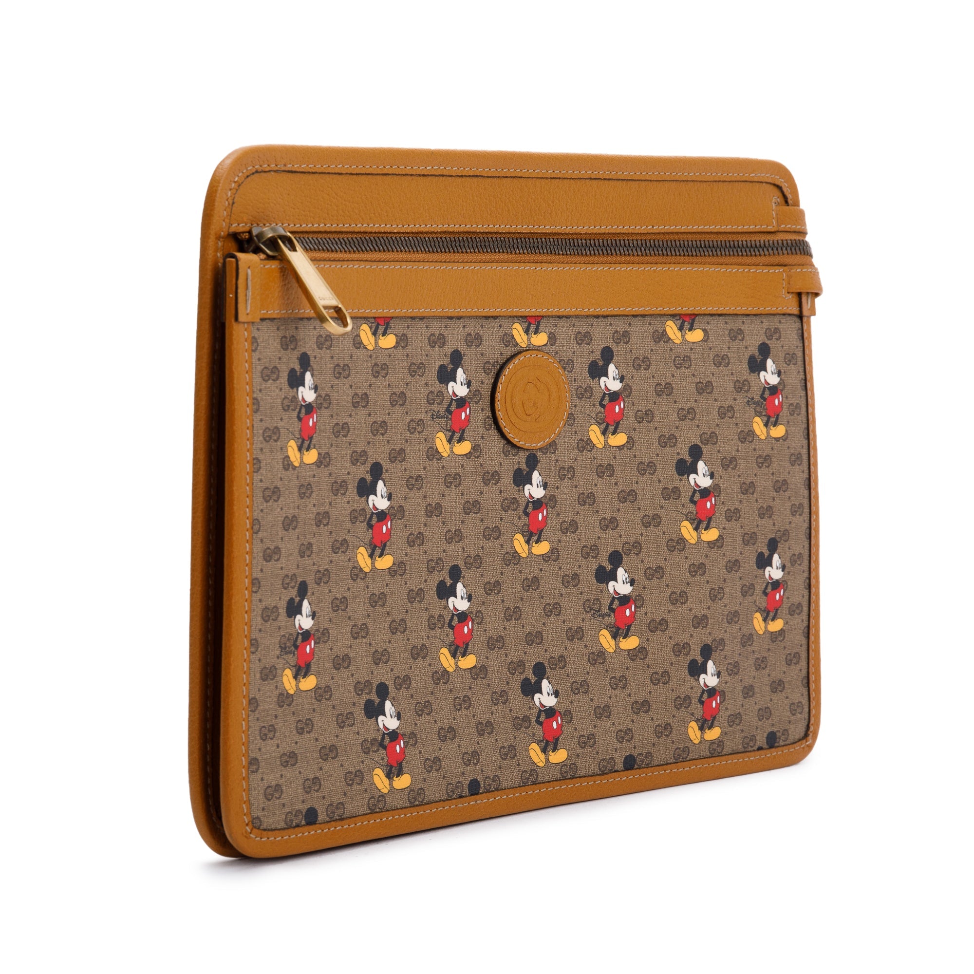 Gucci x Disney GG Supreme Mickey Mouse Pouch w/ Box