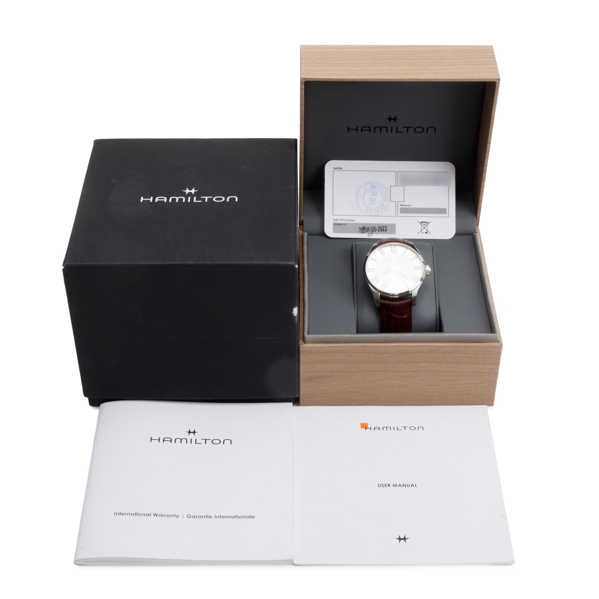 Hamilton 2023 Stainless Steel Jazzmaster Auto 40 MM Automatic Watch w/ Box & Papers