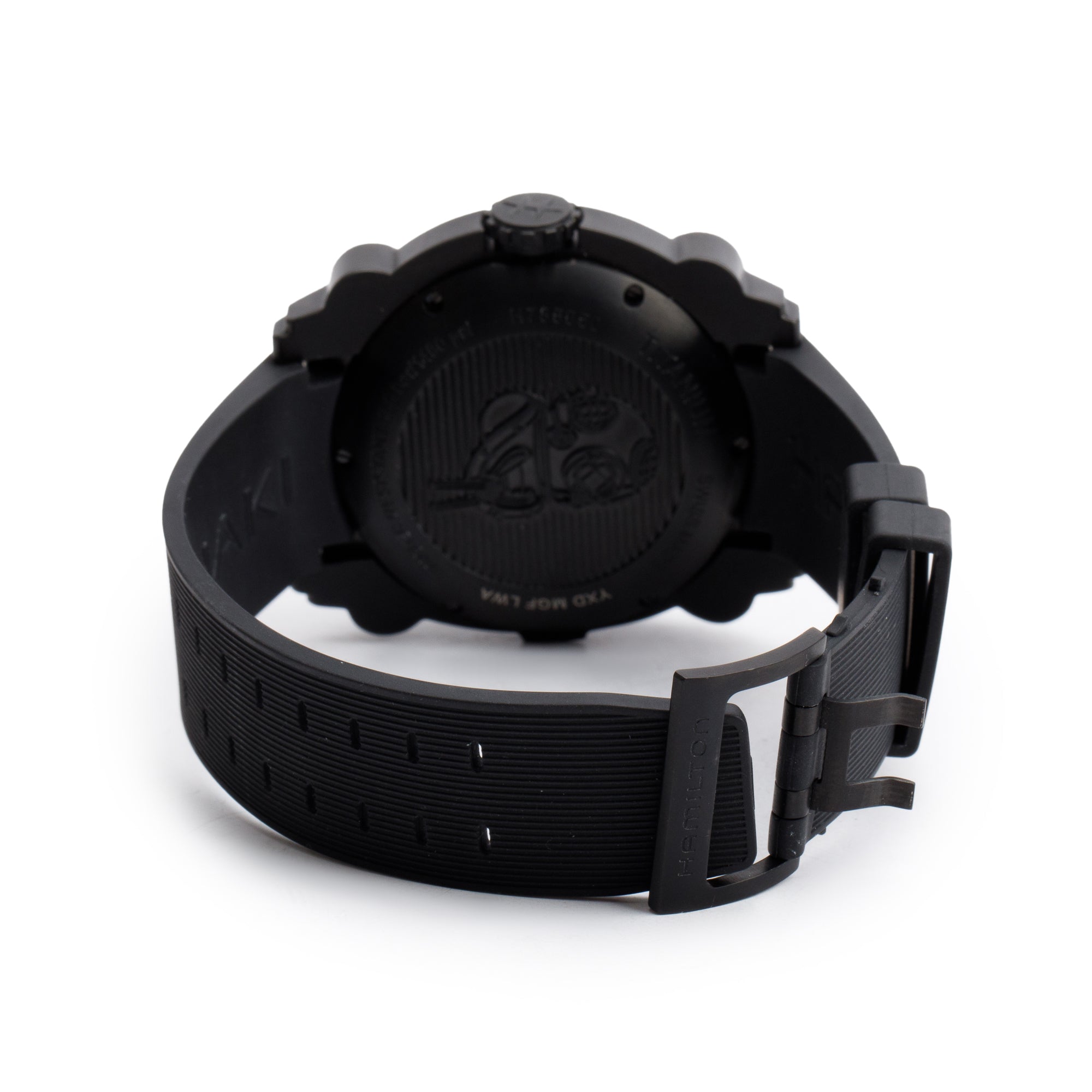 Hamilton Black PVD Titanium Khaki Navy Belowzero 46 MM Automatic Watch w/ Box & Papers