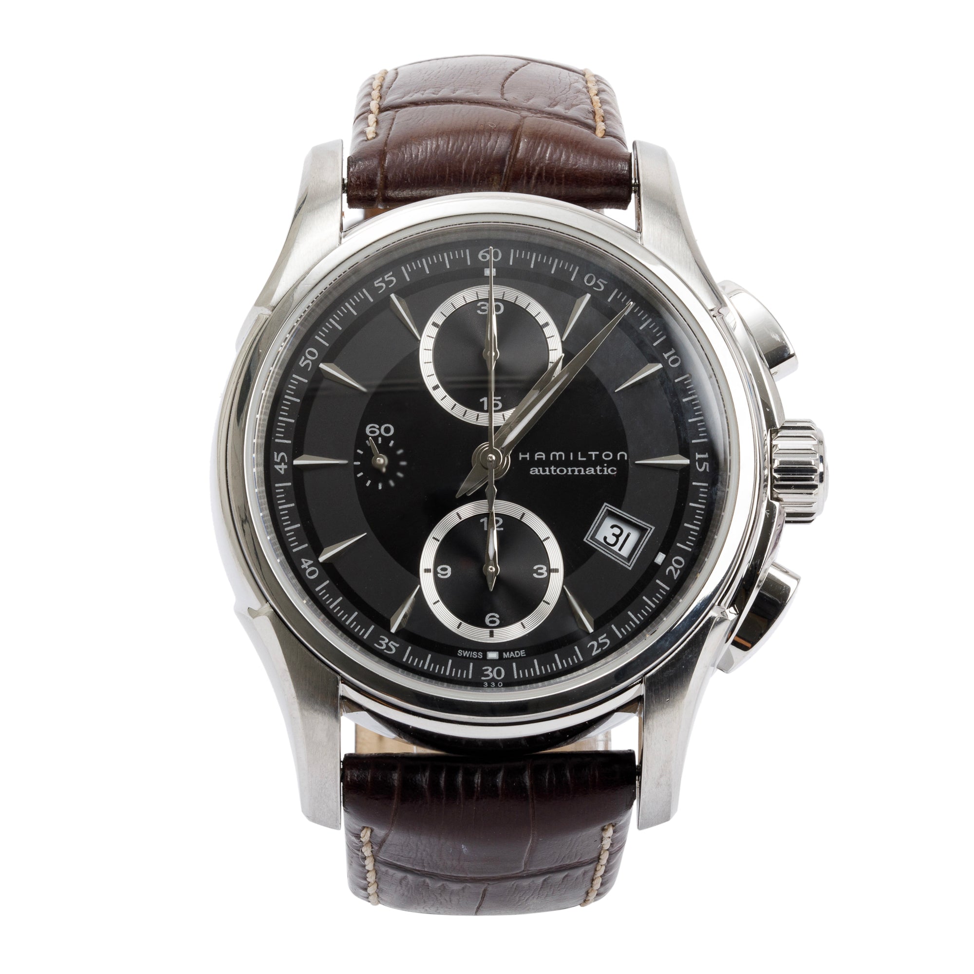 Hamilton Stainless Steel Jazzmaster Automatic Chronograph 42 MM Watch