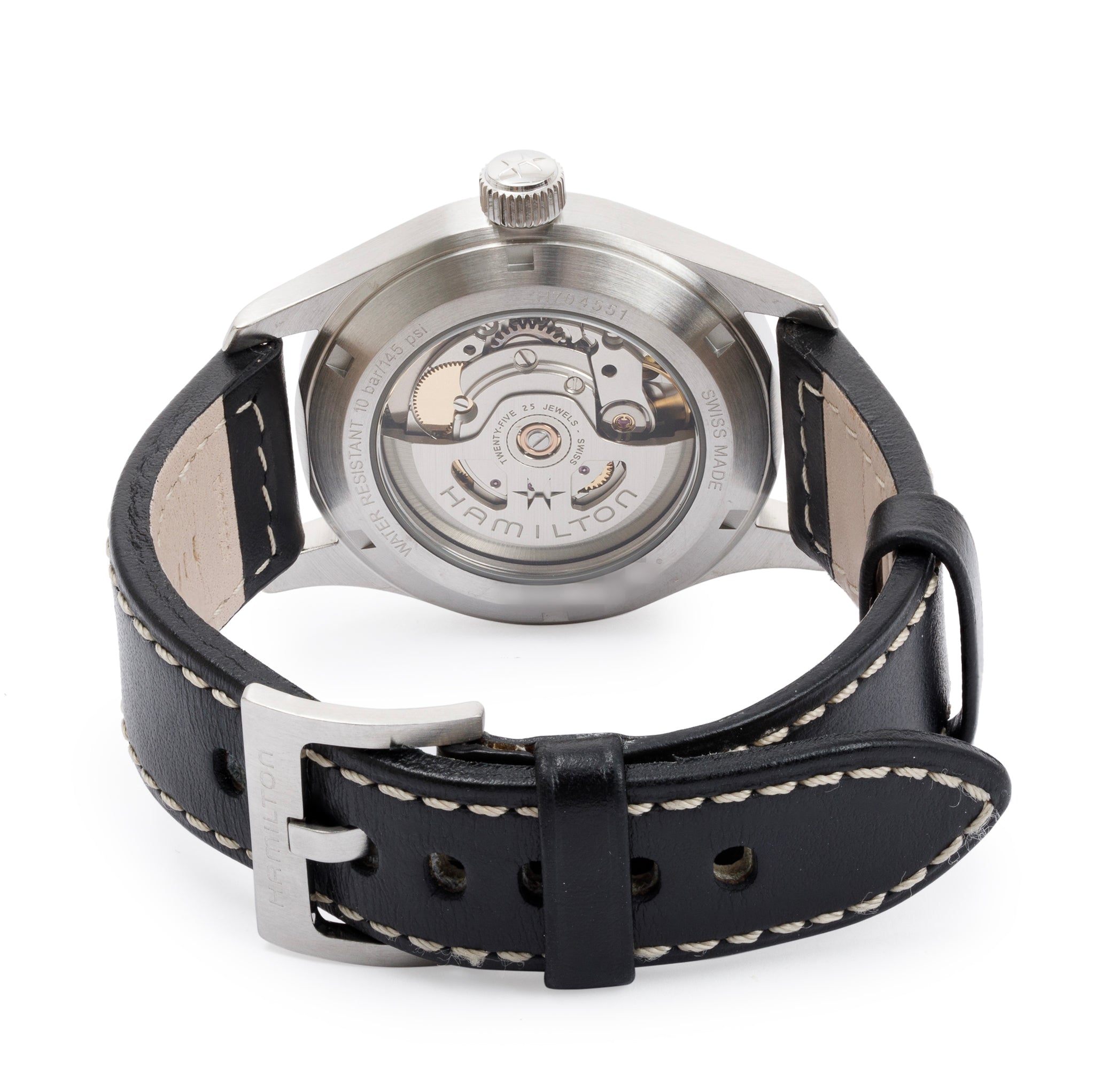 Hamilton Stainless Steel Khaki Field 38 MM Automatic Watch