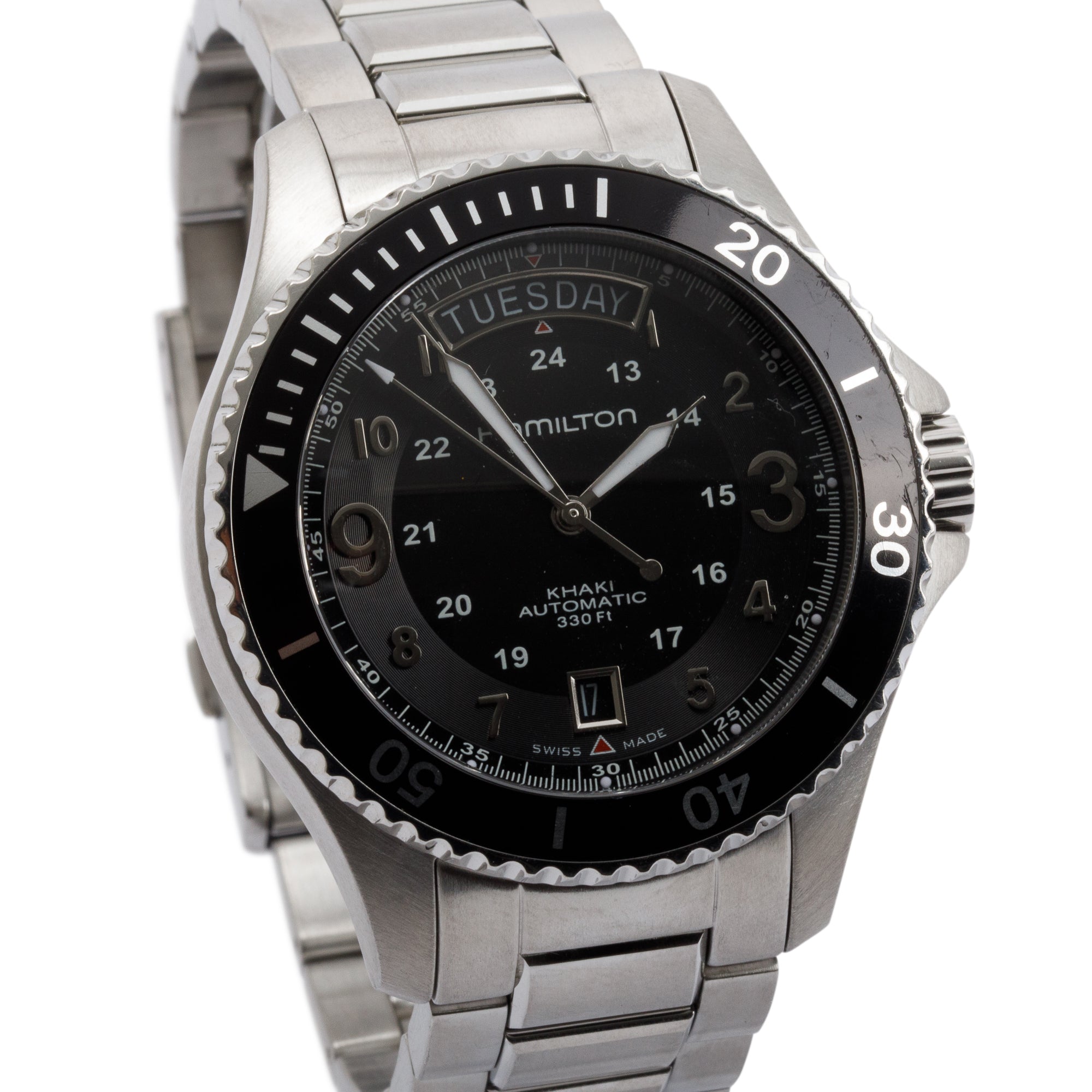 Hamilton Stainless Steel Khaki Navy Scuba Automatic 41 MM Watch