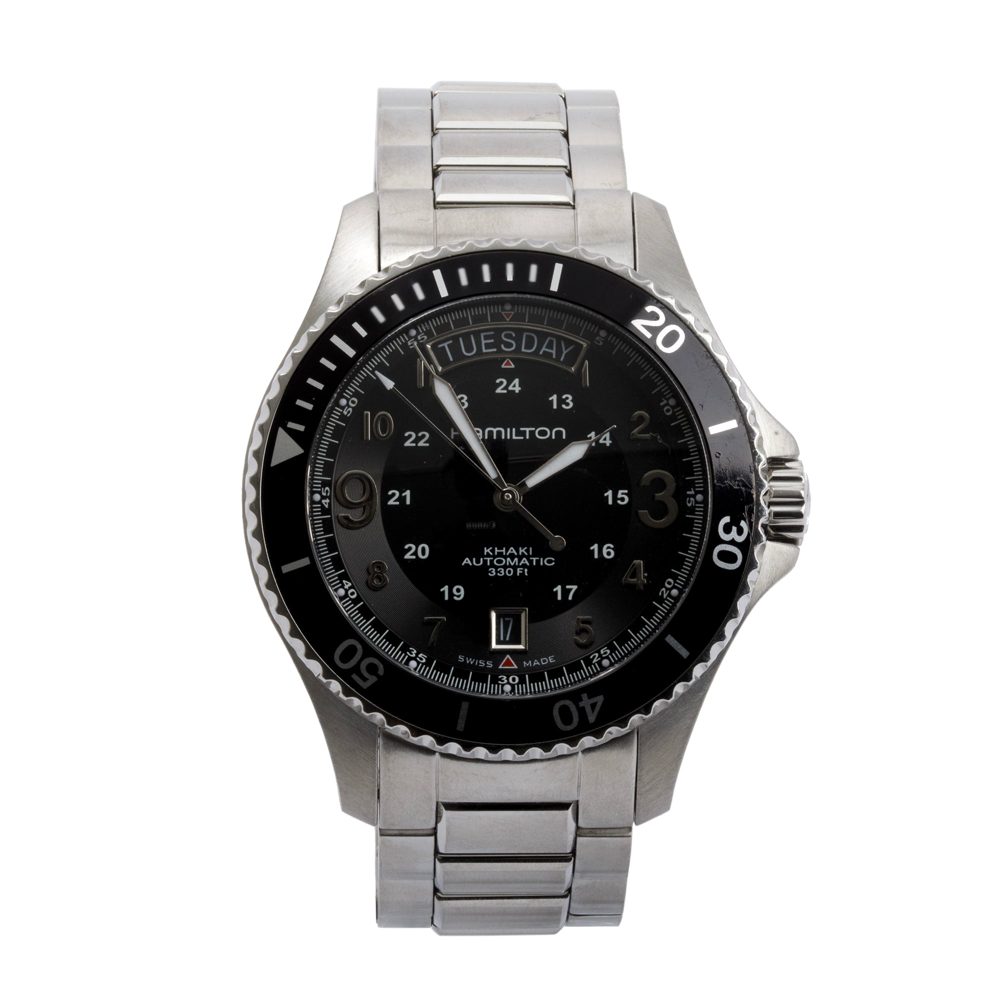 Hamilton Stainless Steel Khaki Navy Scuba Automatic 41 MM Watch