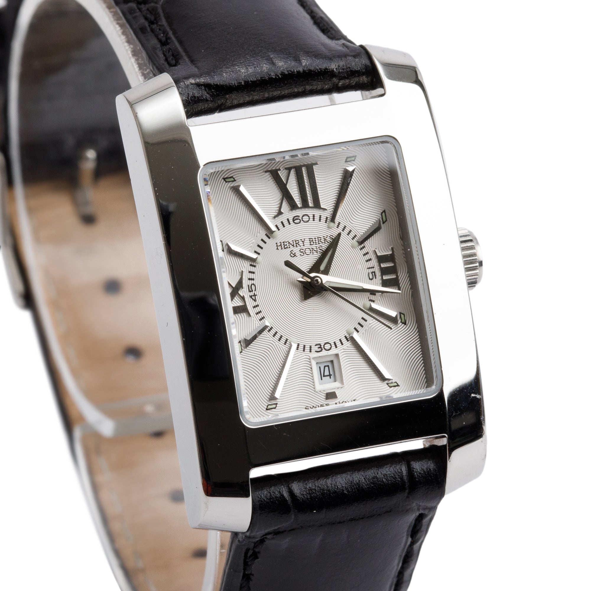 Henry Birks & Sons Stainless Steel Watch w/ Box