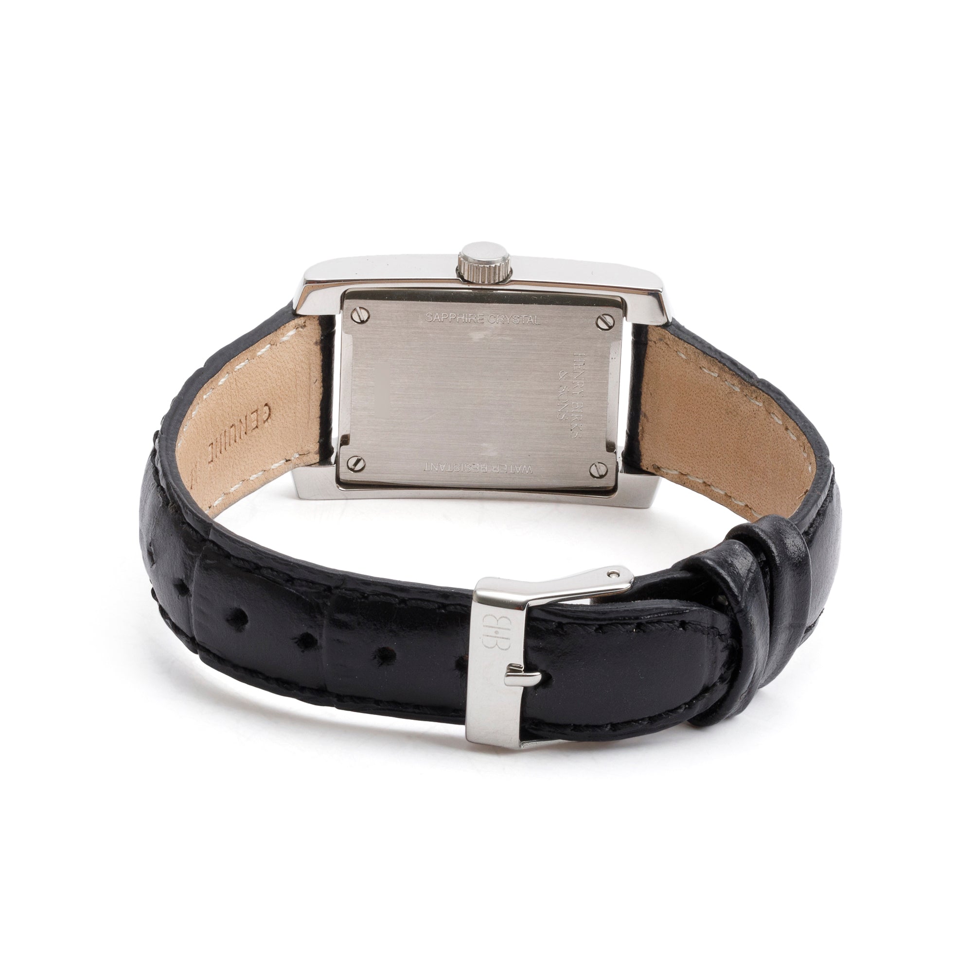 Henry Birks & Sons Stainless Steel Watch w/ Box