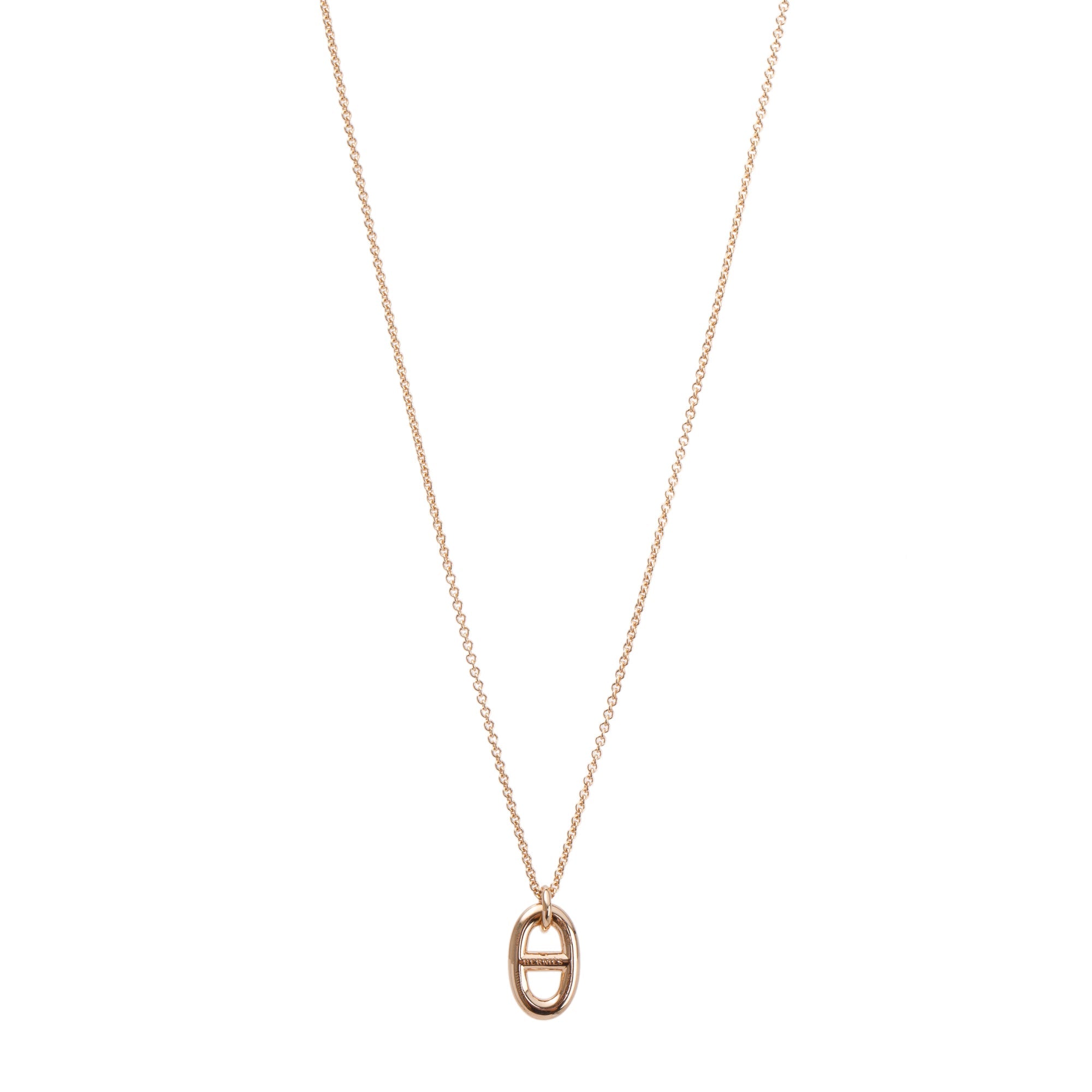 Hermes 18k Rose Gold Farandole Pendant Necklace, Small Model w/ Box