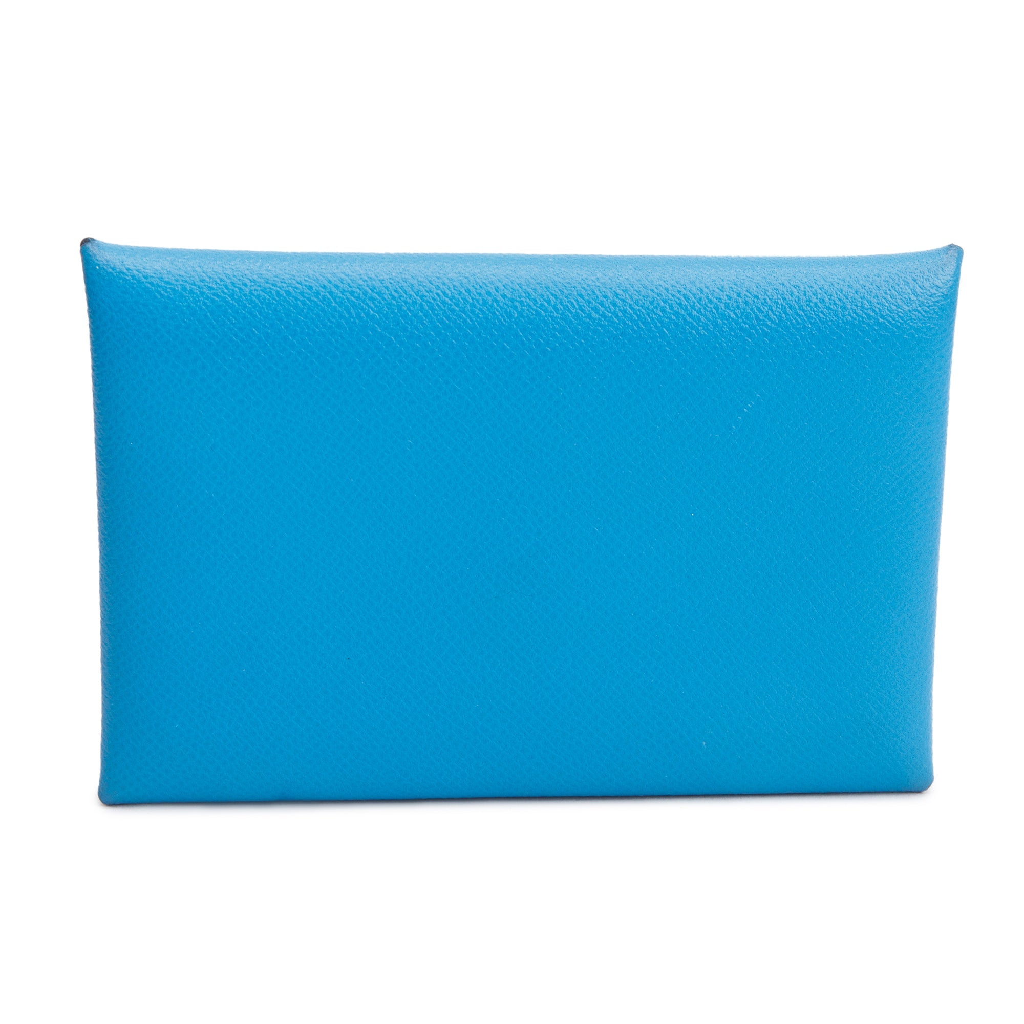 Hermes 2020 Bleu Frida Epsom Calvi Card Holder w/ Box & Receipt