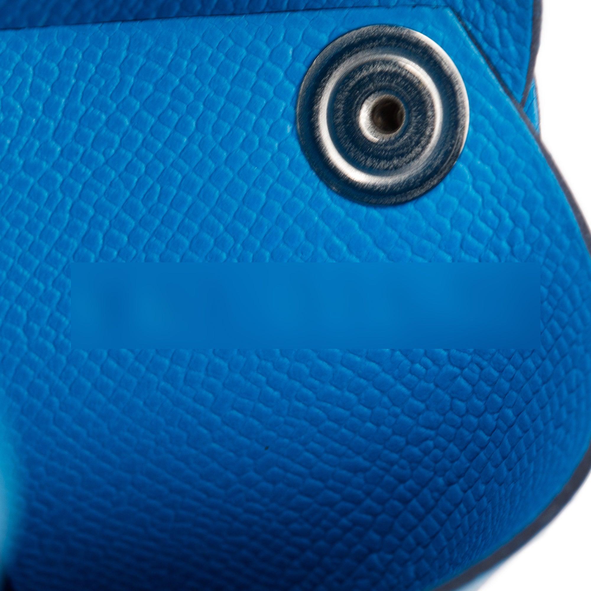 Hermes 2020 Bleu Frida Epsom Calvi Card Holder w/ Box & Receipt